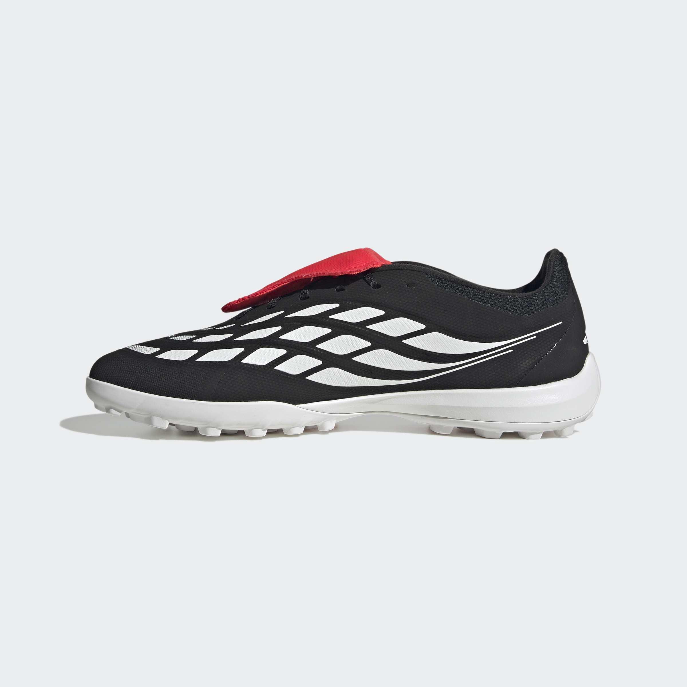 Unisex Predator League Fold-Over Tongue Turf Football Shoes, Black, A701_ONE, large image number 7