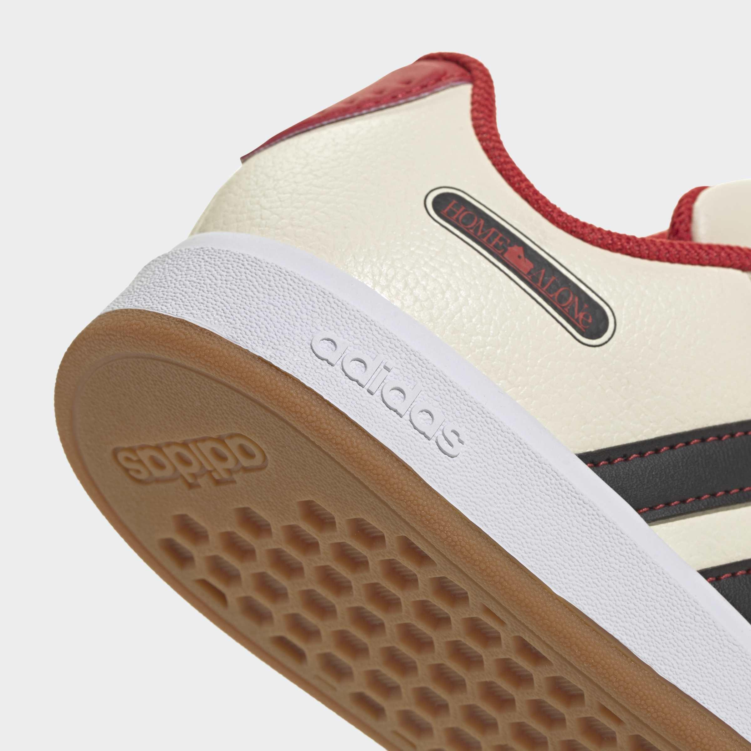 Kids Unisex Adidas 20th Century Fox Home Alone Grand Court Shoes, Beige, A701_ONE, large image number 5