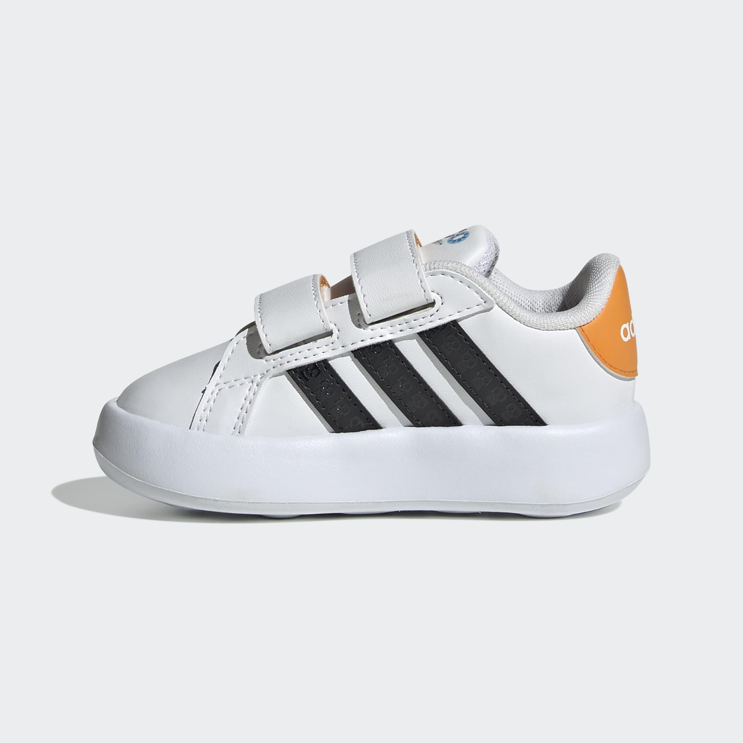 Kids Unisex adidas Disney Coco Grand Court Shoes, White, , large image number 7