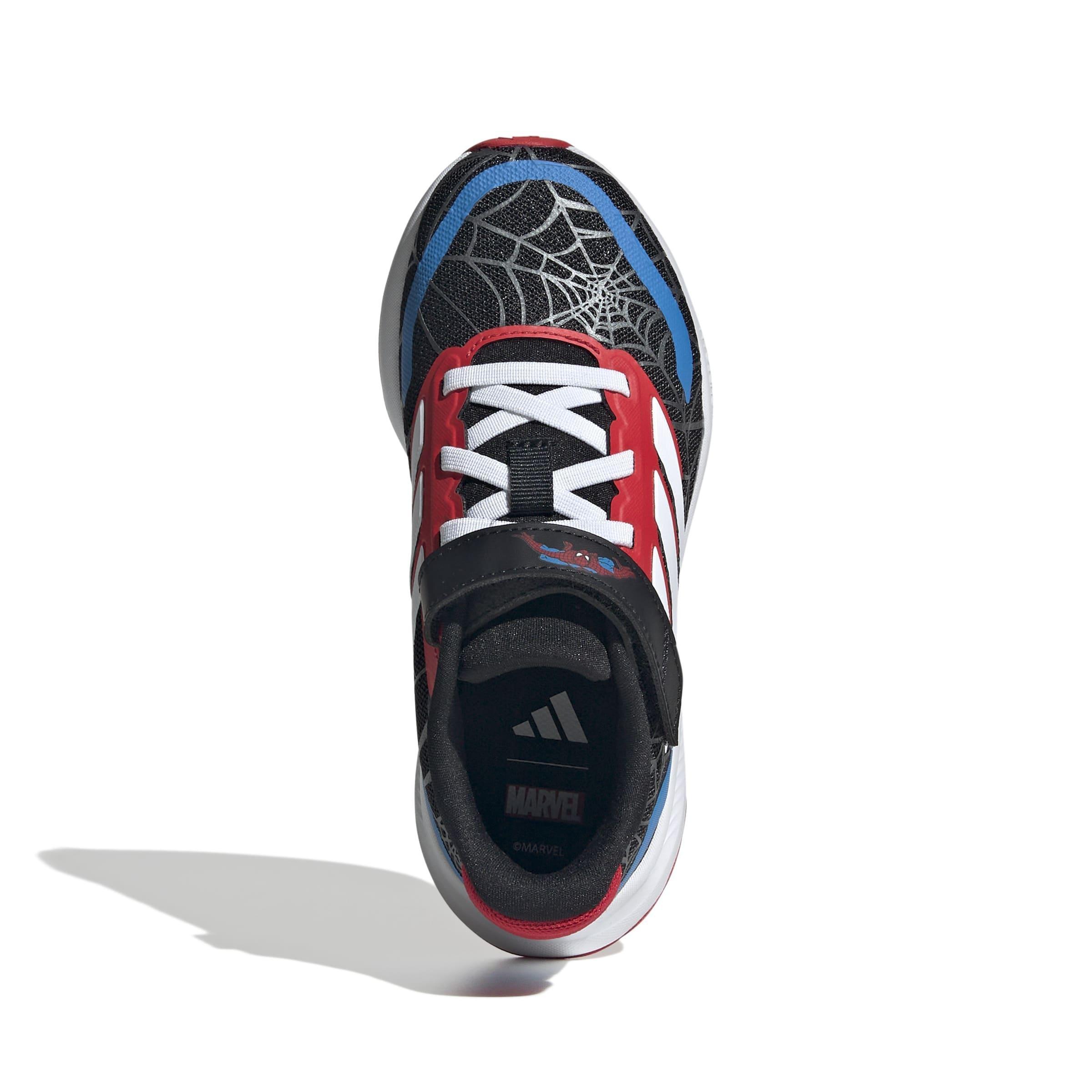 Kids Unisex adidas Marvel Spider-man Runfalcon Shoes, Black, , large image number 1