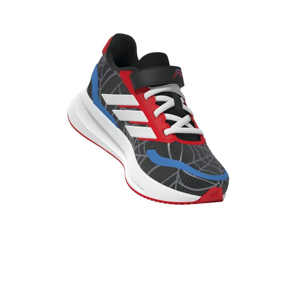 Kids Unisex adidas Marvel Spider-man Runfalcon Shoes, Black, A701_ONE, large image number 9