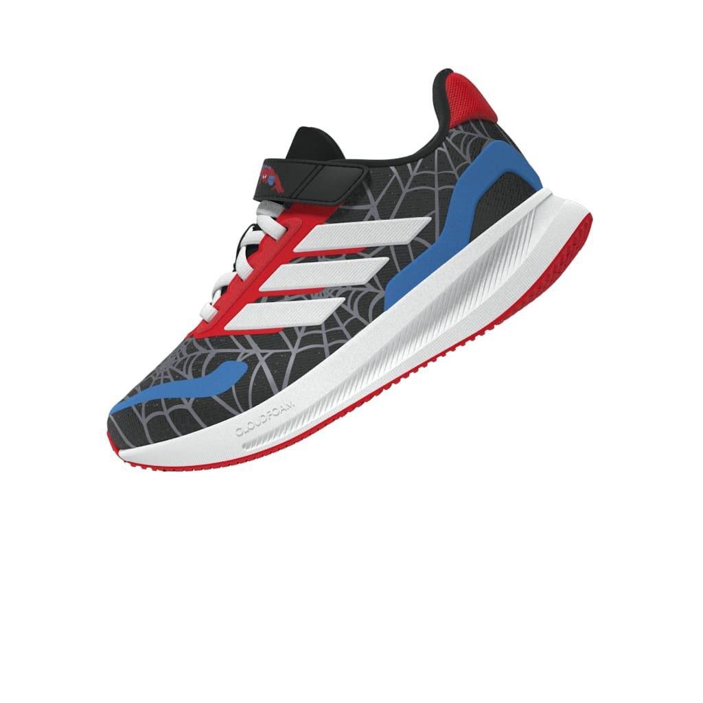 Kids Unisex adidas Marvel Spider-man Runfalcon Shoes, Black, A701_ONE, large image number 14