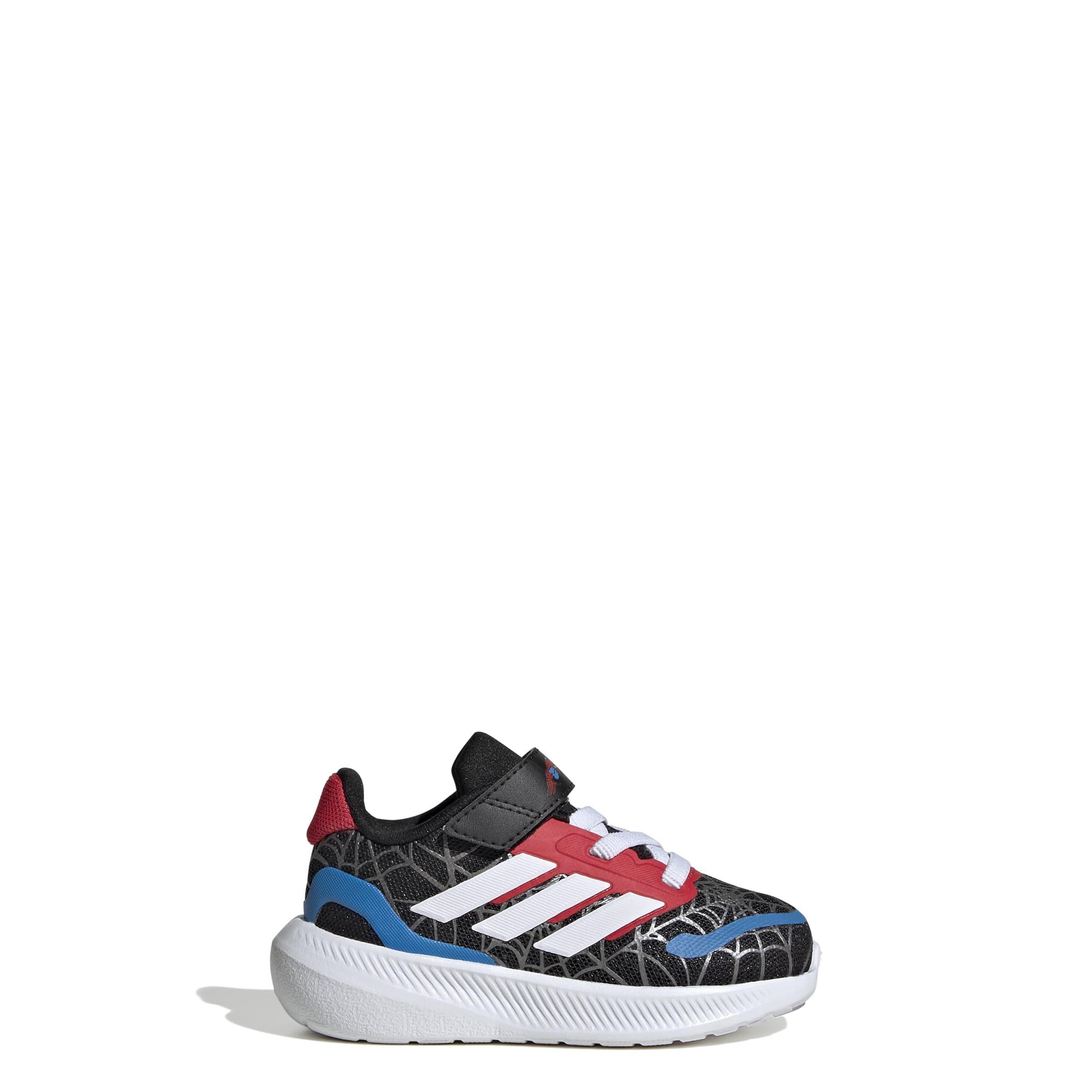 Kids Unisex adidas Marvel Spider-man Runfalcon Shoes, Black, A701_ONE, large image number 8