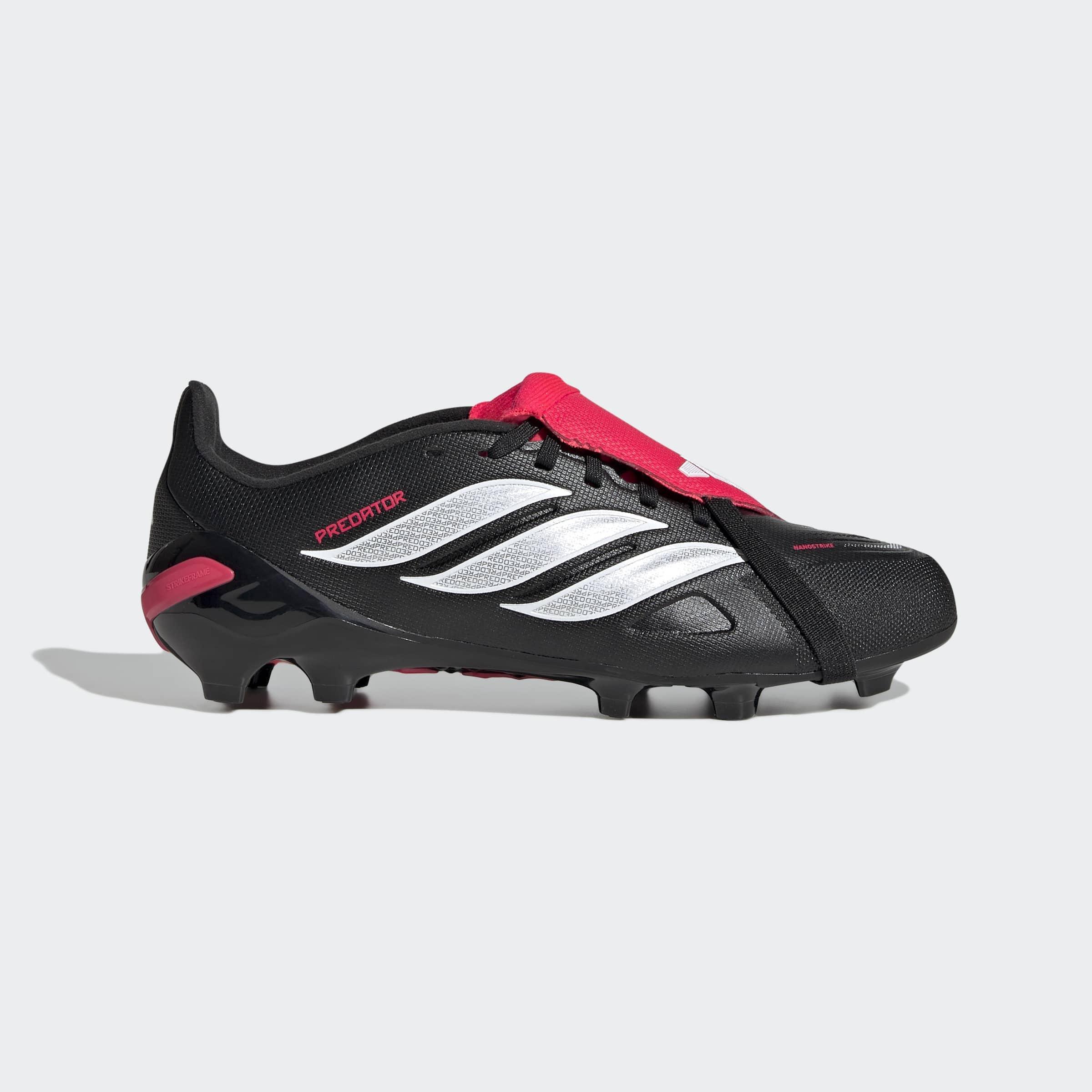 Kids Unisex Predator League Fold-Over Tongue Firm Ground Football Boots, Black, A701_ONE, large image number 0