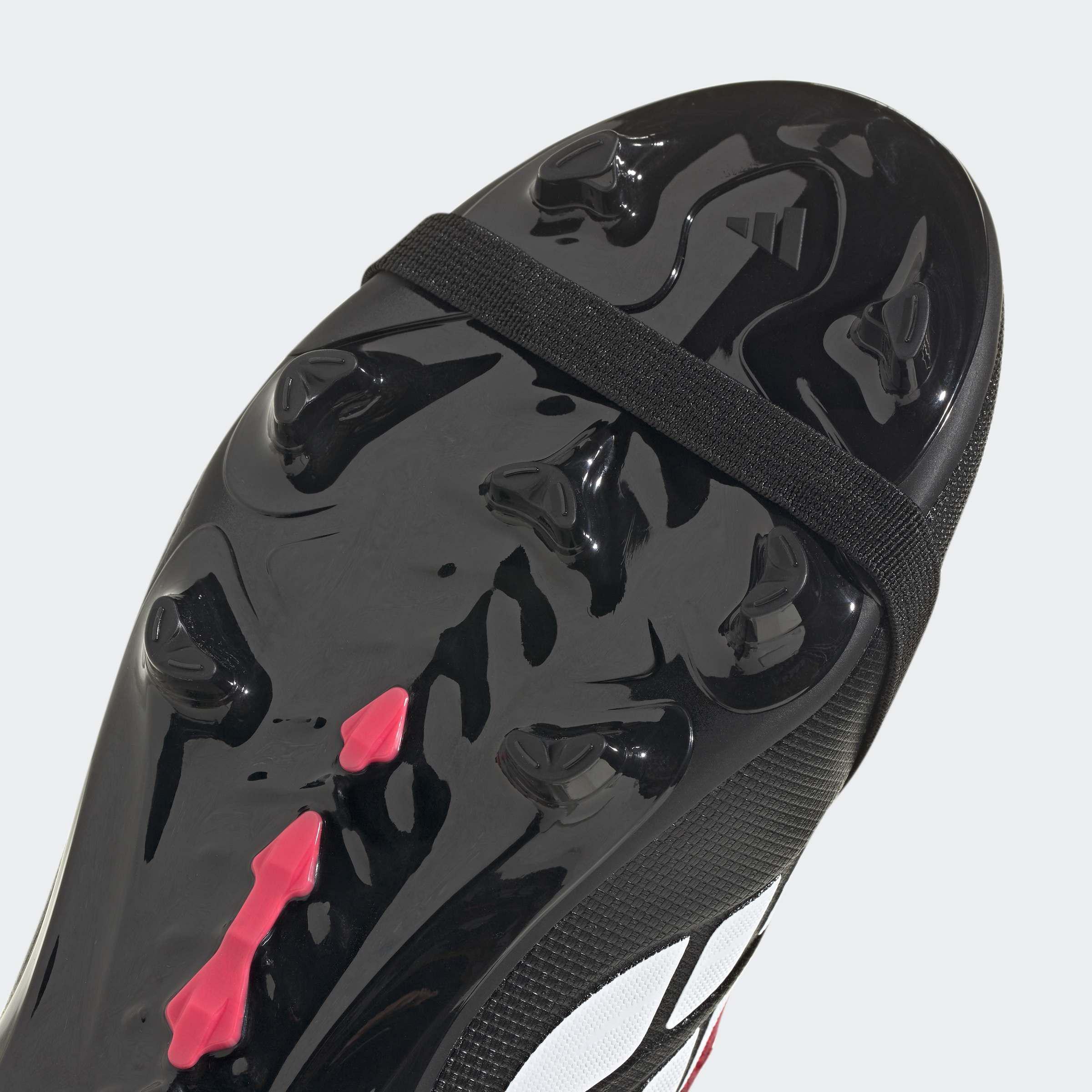 Kids Unisex Predator League Fold-Over Tongue Firm Ground Football Boots, Black, A701_ONE, large image number 5