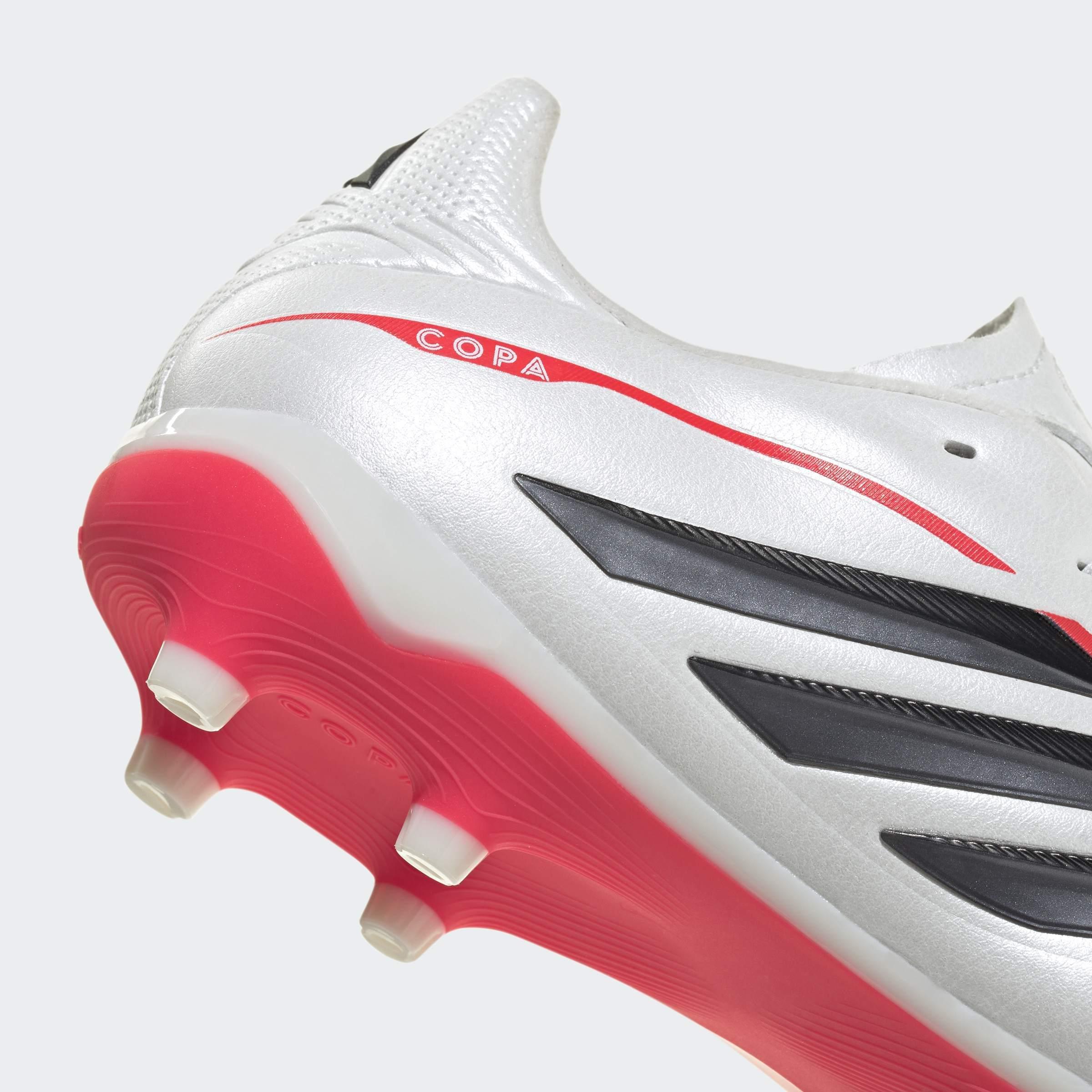 Kids Unisex COPA PURE IV LEAGUE Firm Ground Football Boots, White, , large image number 4
