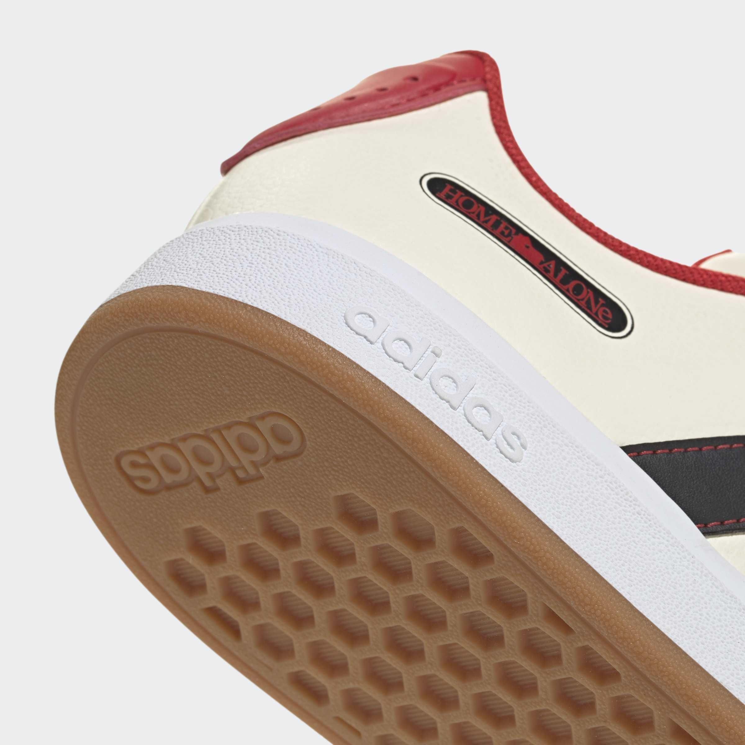 Kids Unisex Adidas 20th Century Fox Home Alone Grand Court Shoes, Beige, A701_ONE, large image number 4