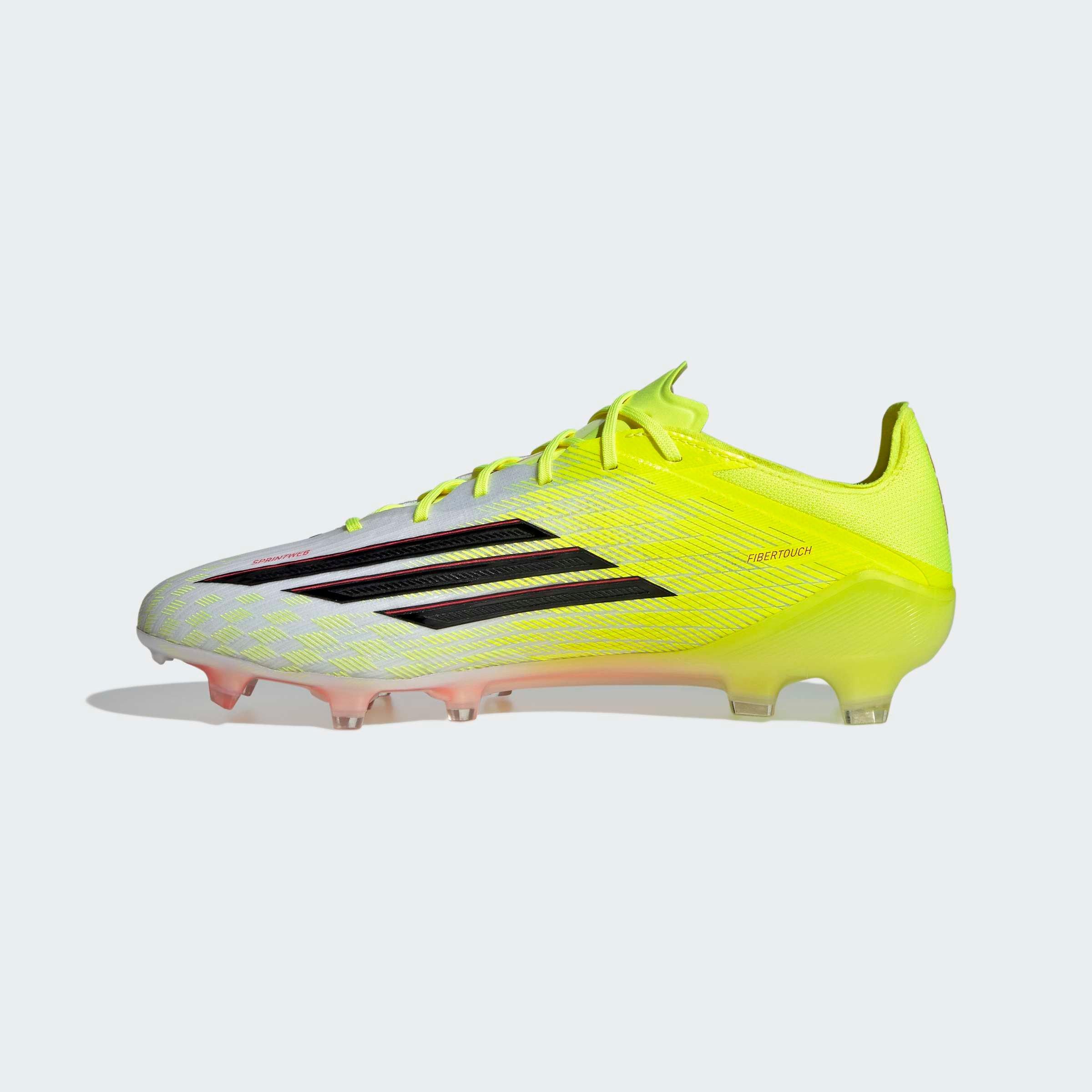 Unisex F50 Elite Firm Ground Football Boots, Yellow, A701_ONE, large image number 3