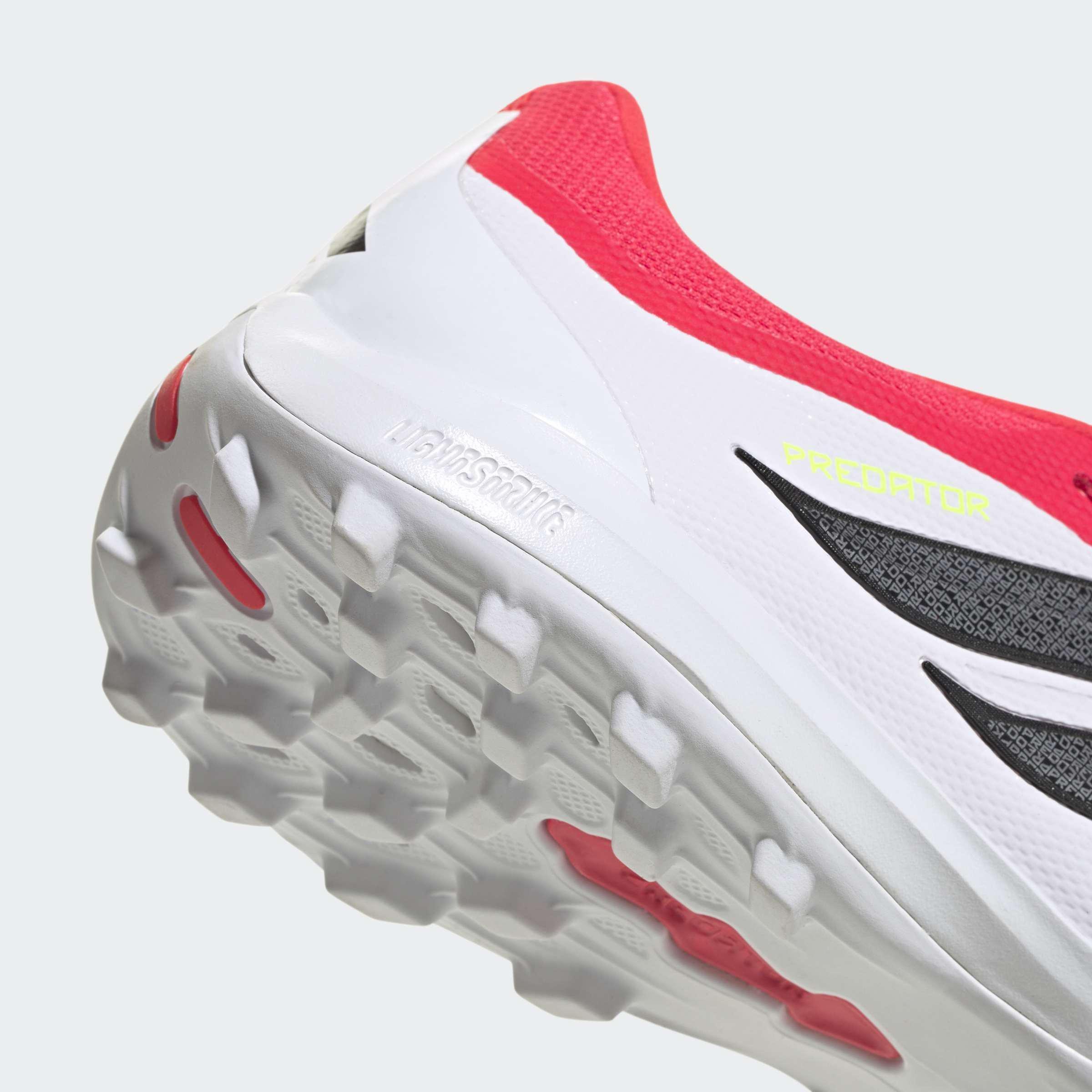 Unisex PREDATOR LEAGUE Fold-Over Tongue Turf Football Shoes , Red, A701_ONE, large image number 10