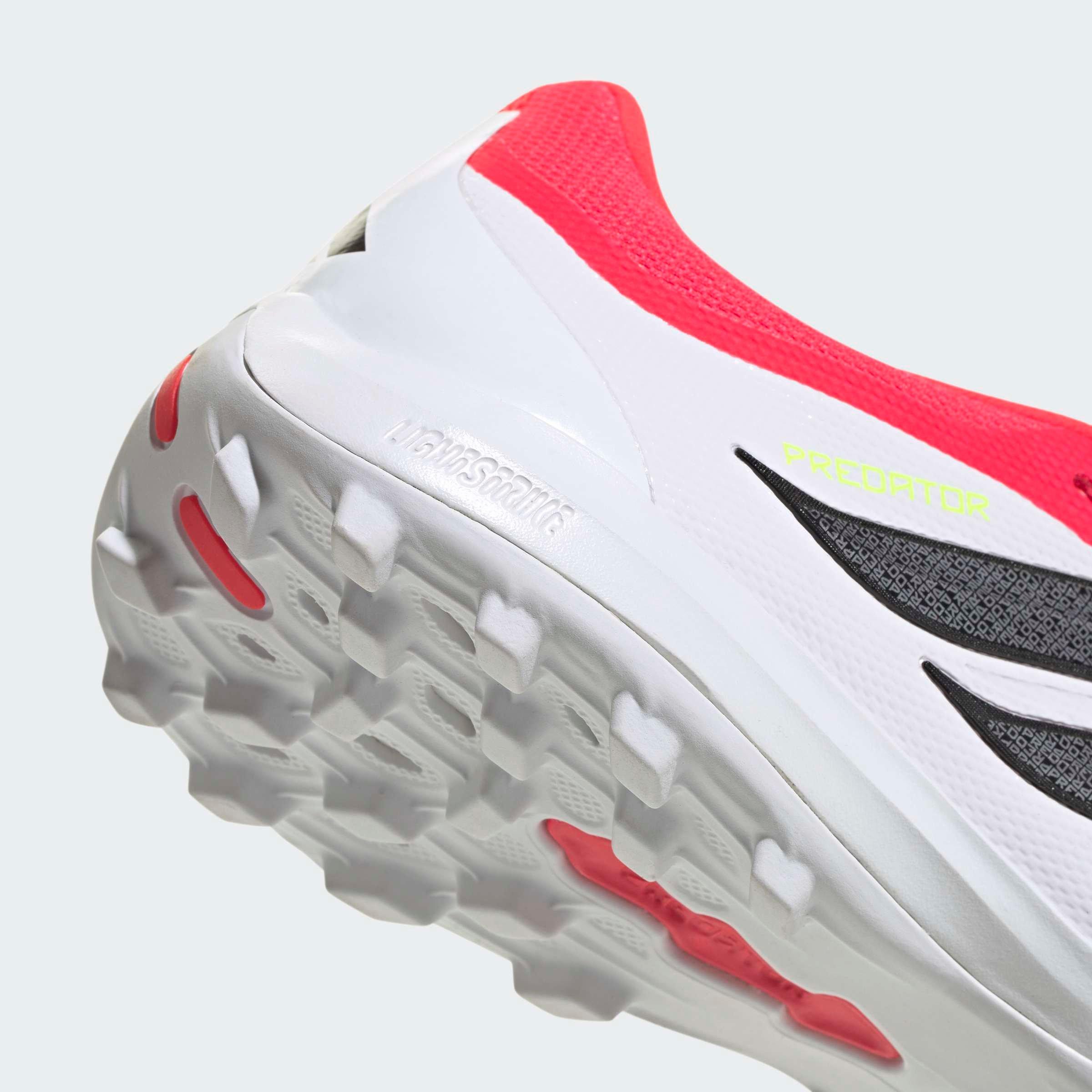 Unisex PREDATOR LEAGUE Fold-Over Tongue Turf Football Shoes , Red, A701_ONE, large image number 12