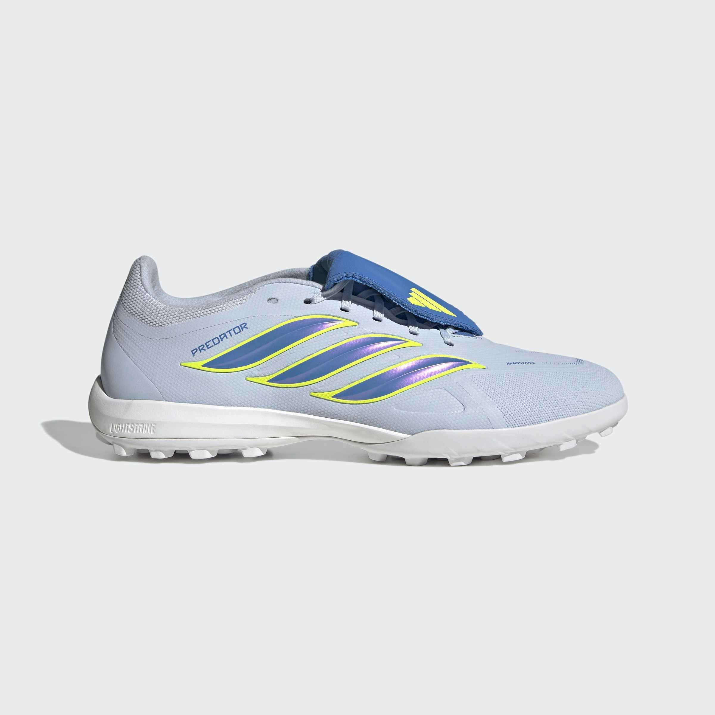 Unisex Predator League Fold-Over Tongue Turf Football Shoes, Blue, A701_ONE, large image number 0