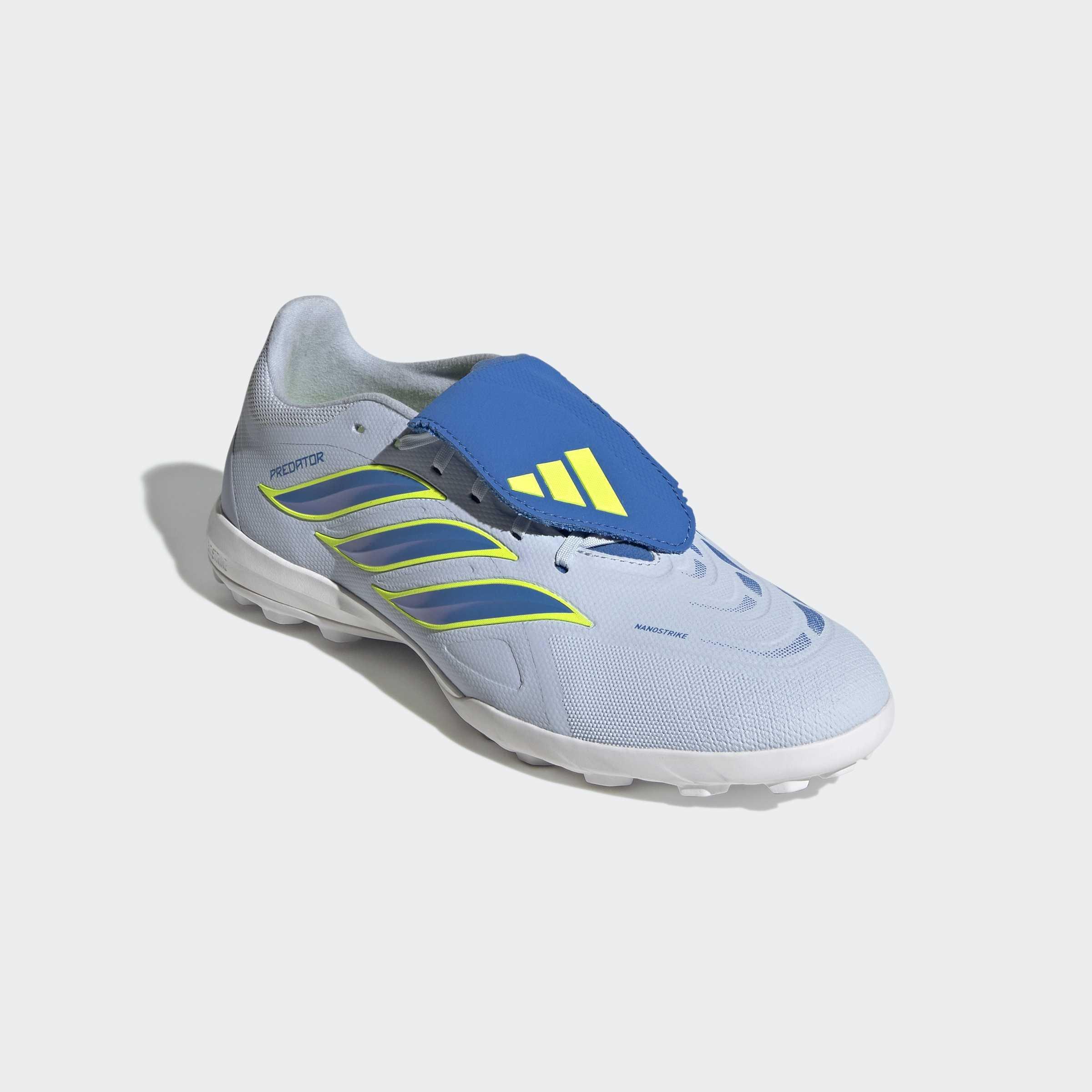 Unisex Predator League Fold-Over Tongue Turf Football Shoes, Blue, A701_ONE, large image number 2