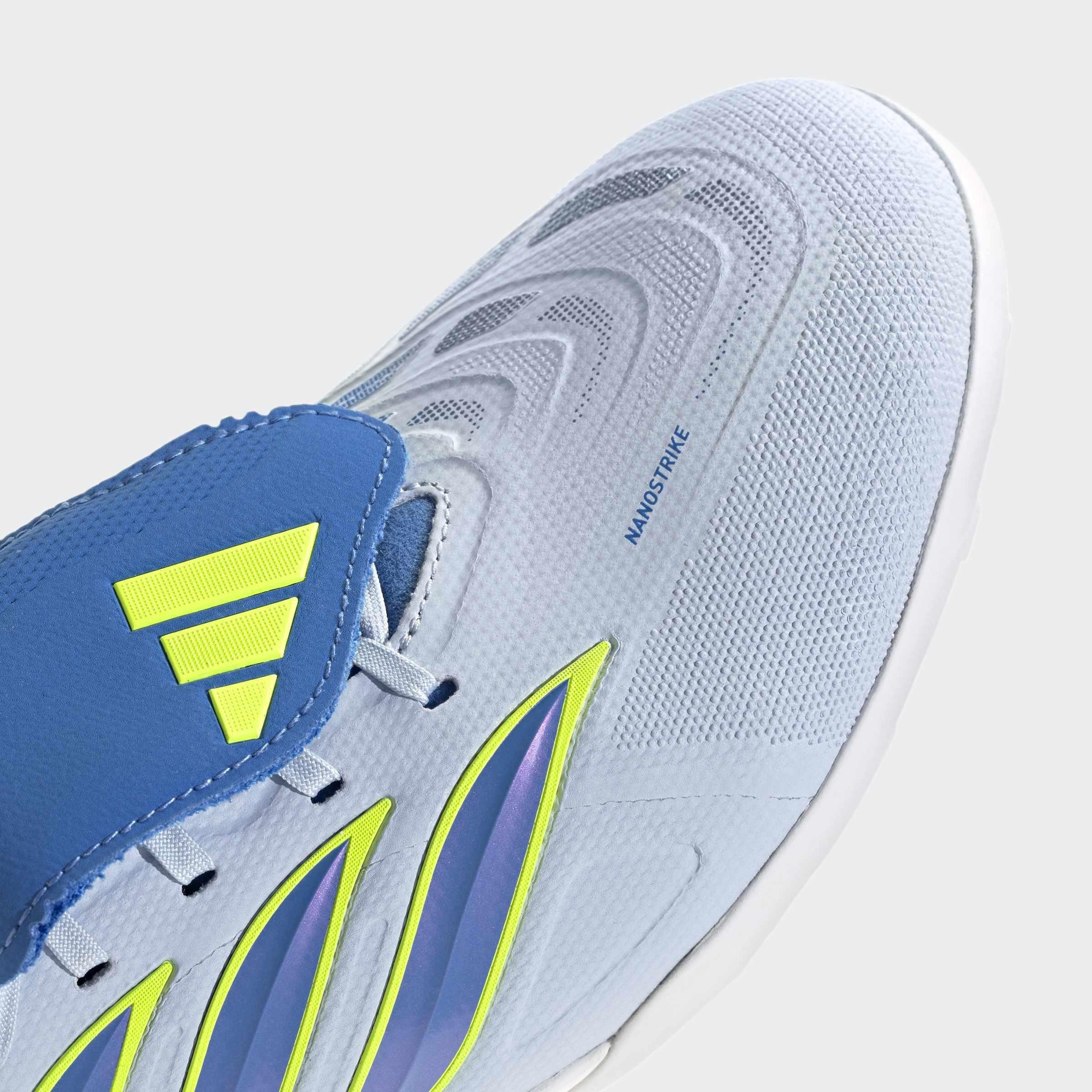 Unisex Predator League Fold-Over Tongue Turf Football Shoes, Blue, A701_ONE, large image number 4