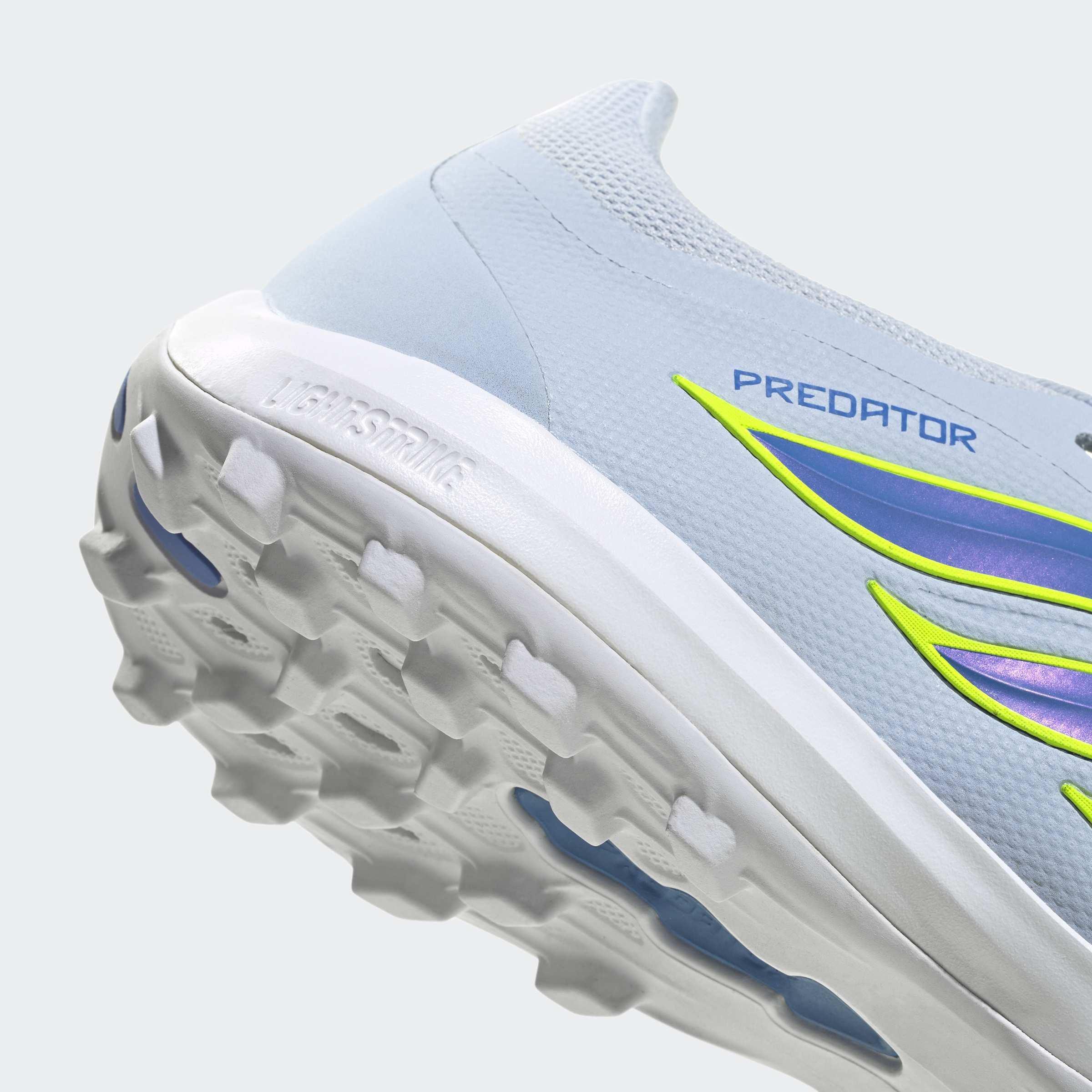 Unisex Predator League Fold-Over Tongue Turf Football Shoes, Blue, A701_ONE, large image number 5