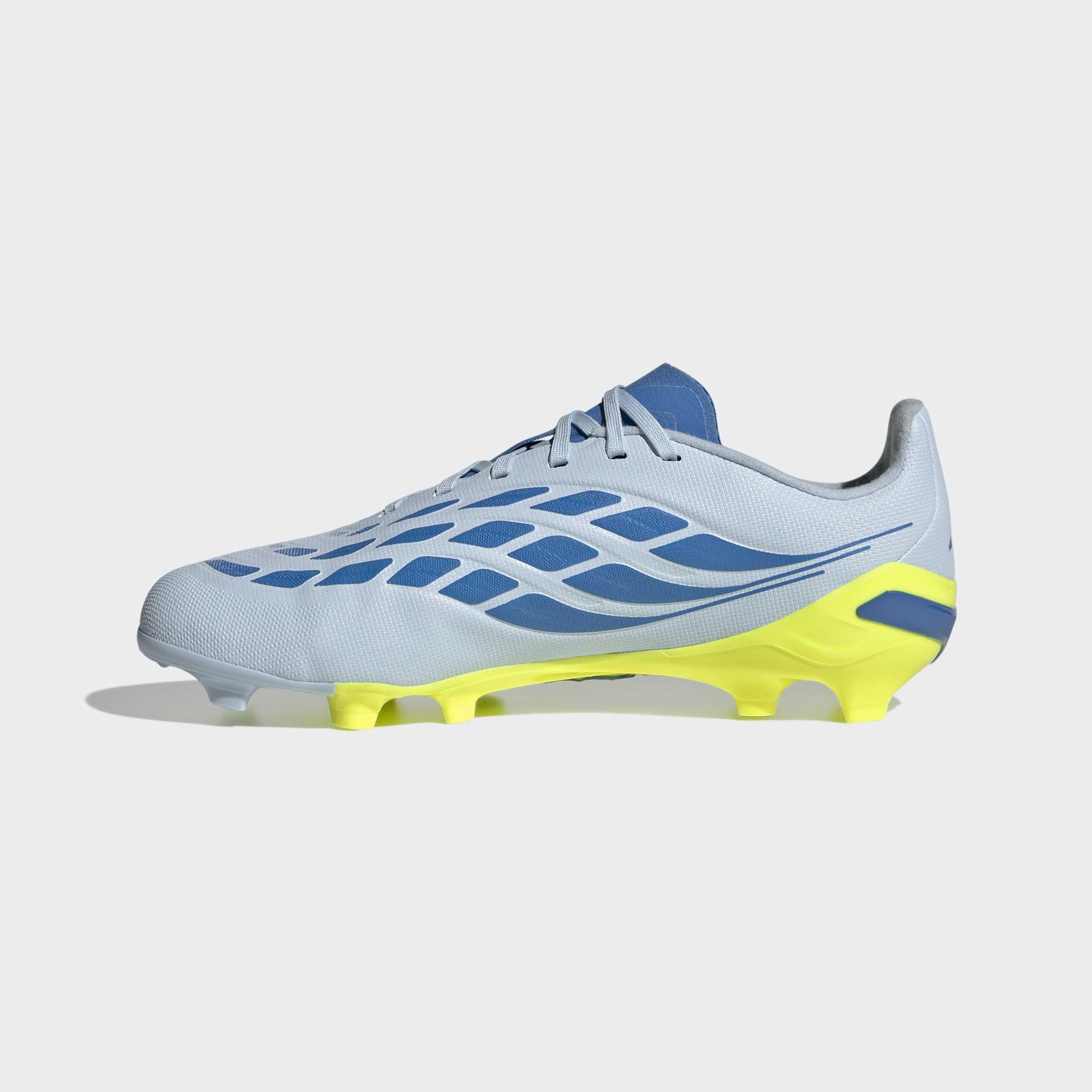 Kids Unisex Predator League Firm Ground Football Boots, Blue, A701_ONE, large image number 6