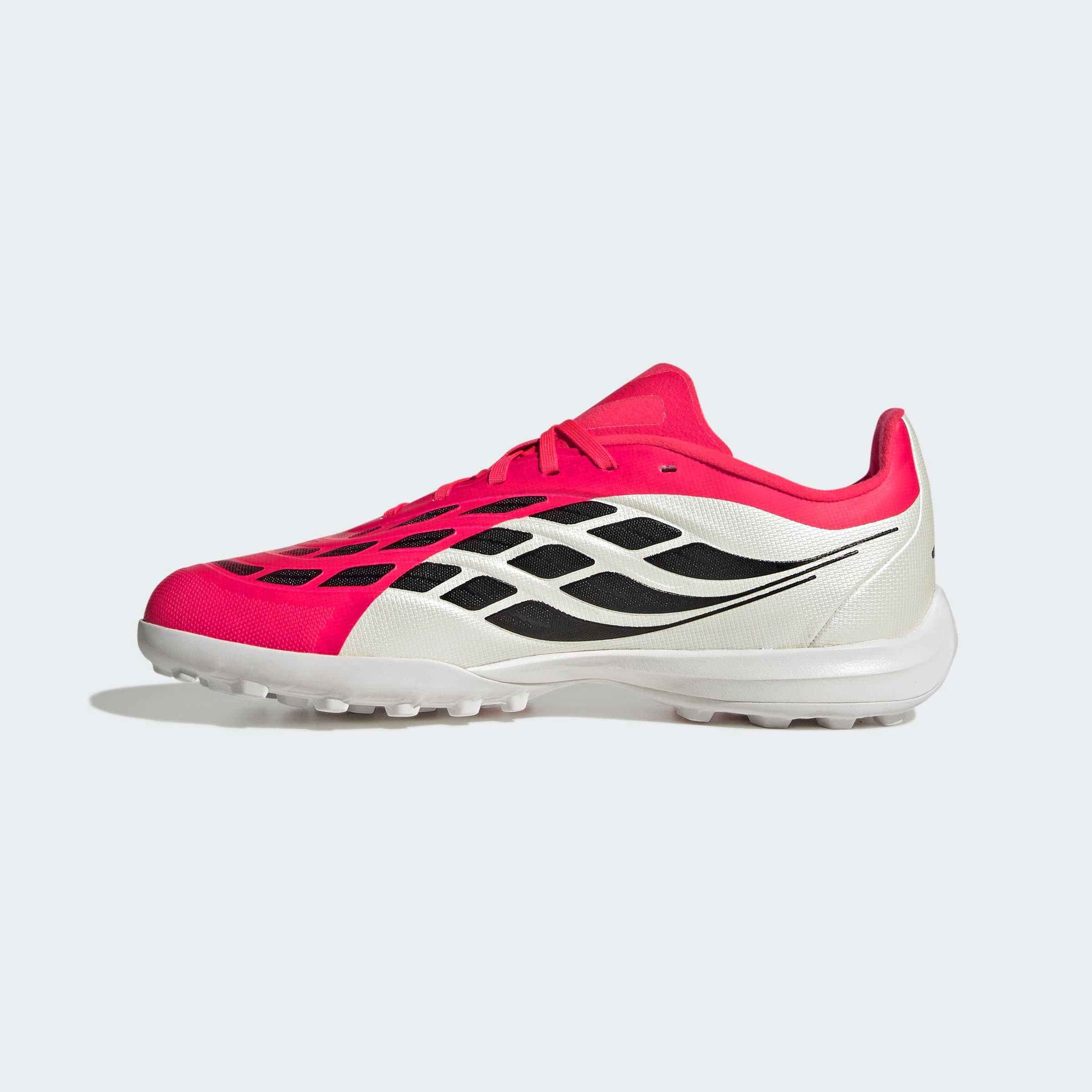 Kids Unisex PREDATOR LEAGUE Turf Football Shoes, Red, A701_ONE, large image number 3