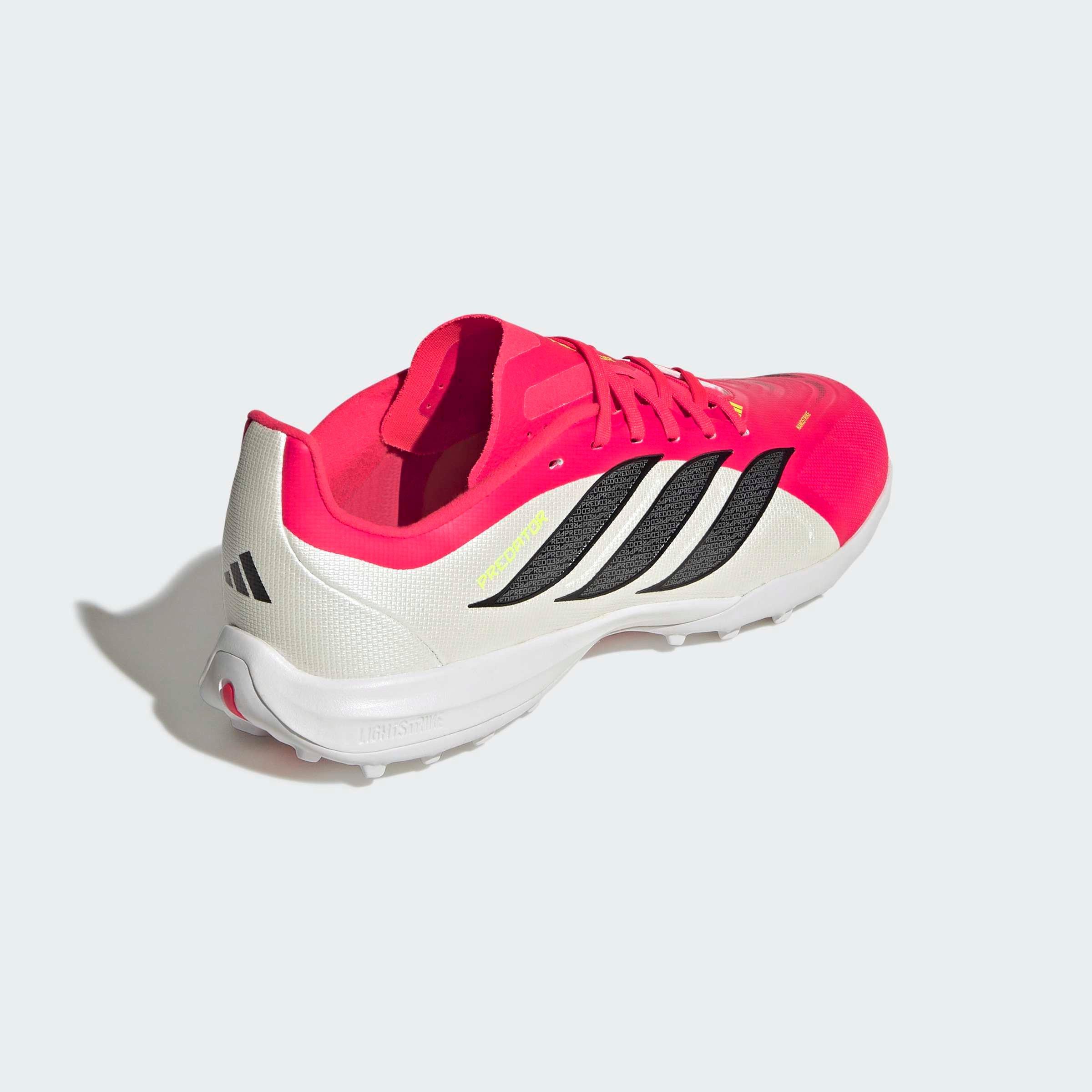 Kids Unisex PREDATOR LEAGUE Turf Football Shoes, Red, A701_ONE, large image number 11