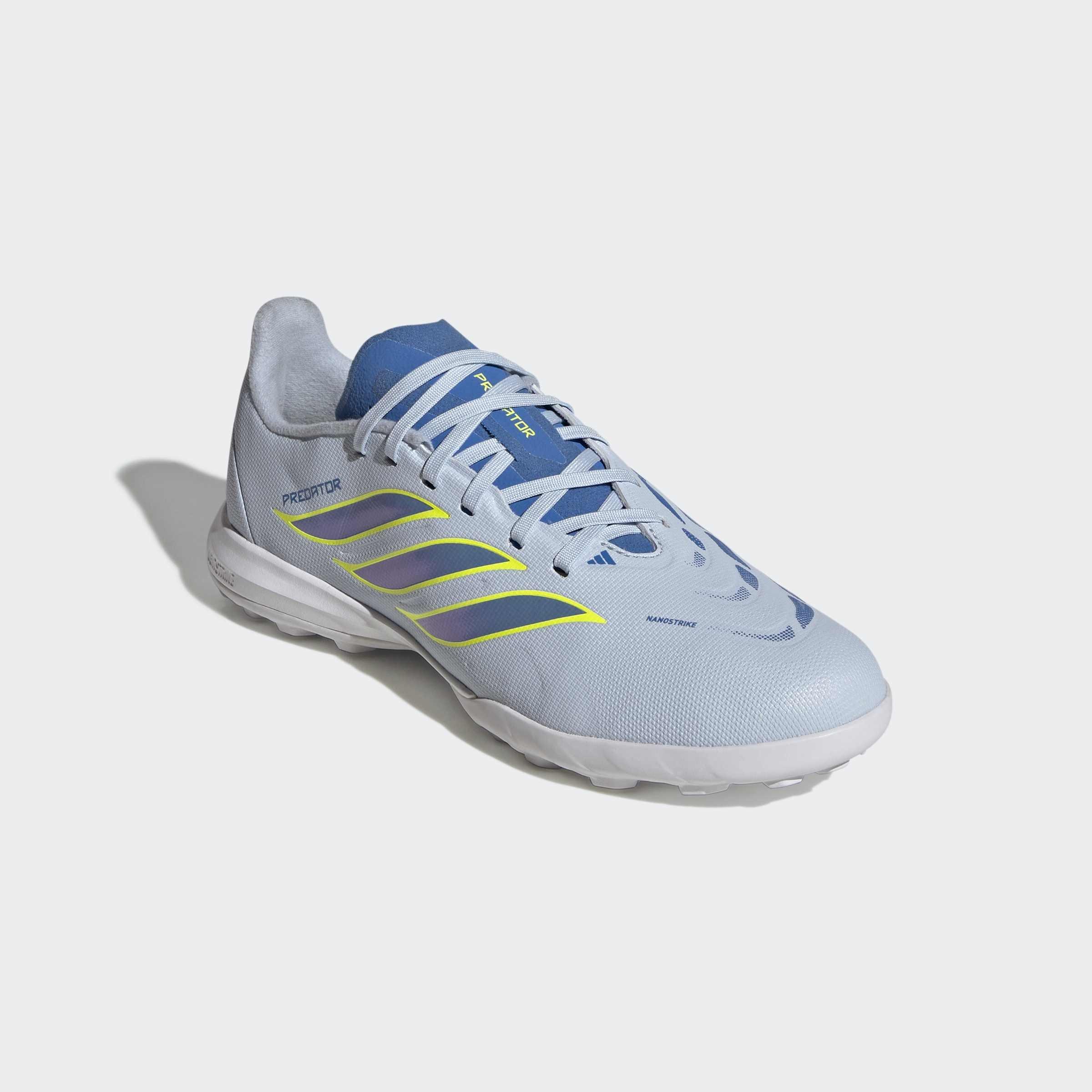Kids Unisex Predator League Turf Football Shoes, Blue, A701_ONE, large image number 2
