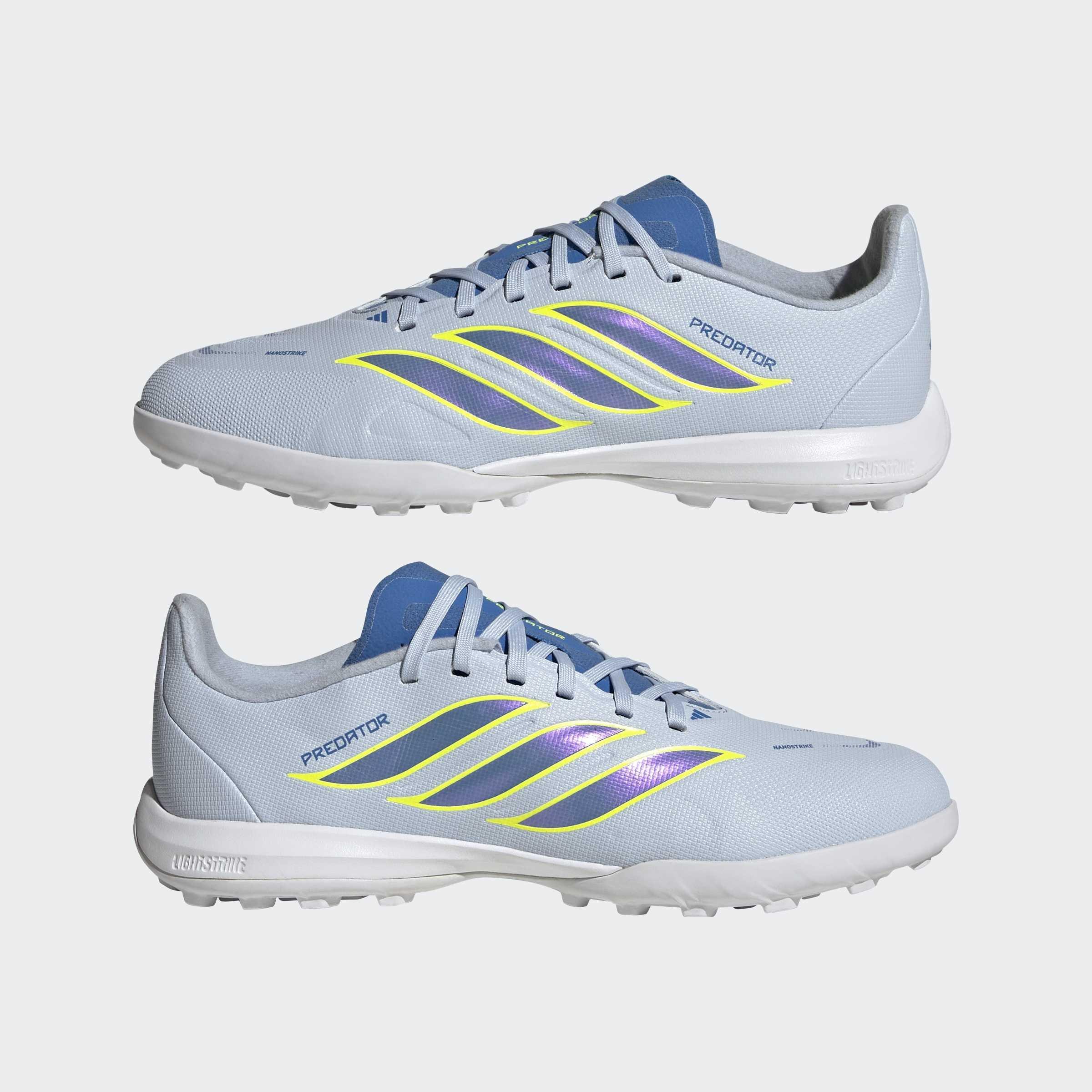Kids Unisex Predator League Turf Football Shoes, Blue, A701_ONE, large image number 9