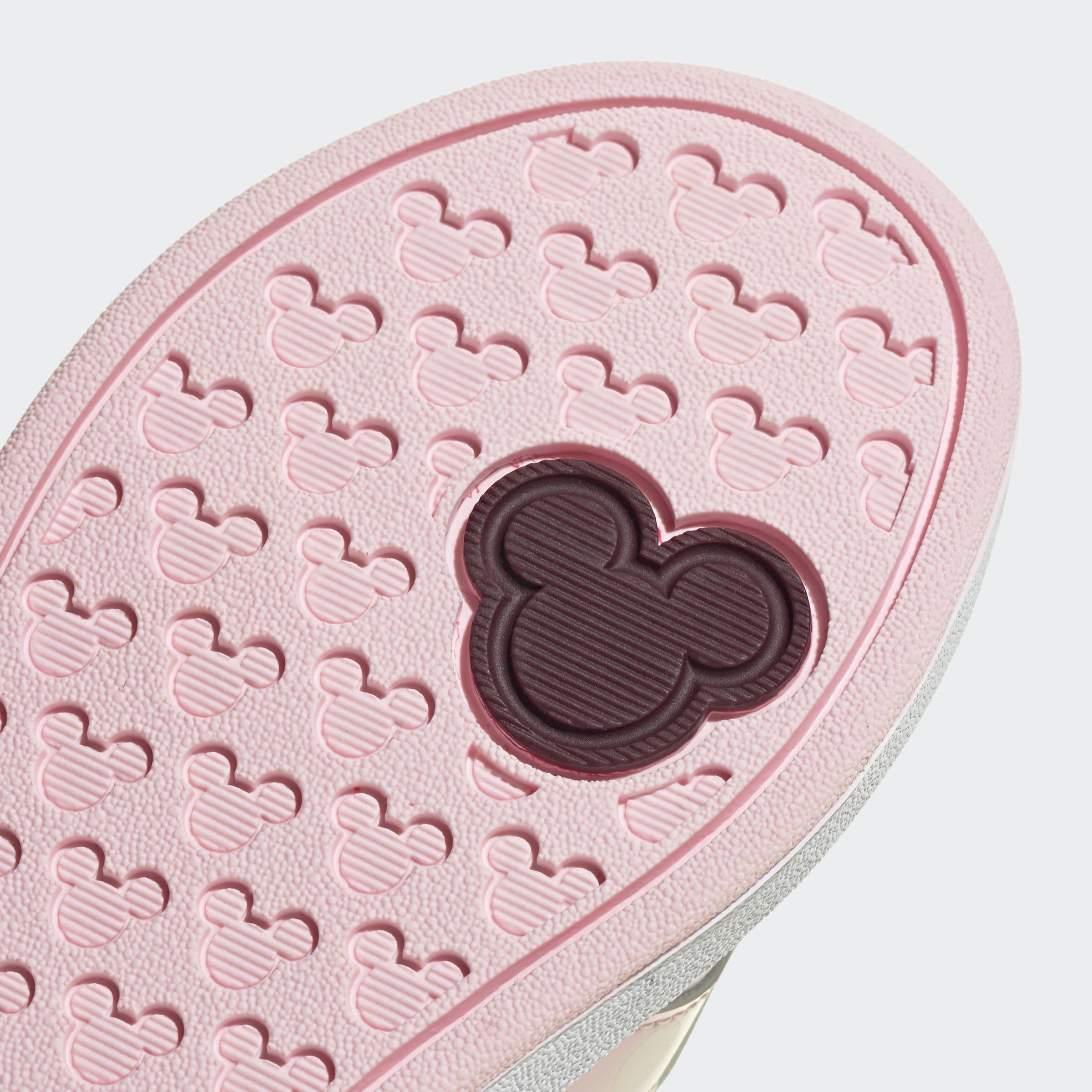 Kids Unisex adidas Disney Minnie Mouse Grand Court Shoes, White, A701_ONE, large image number 6