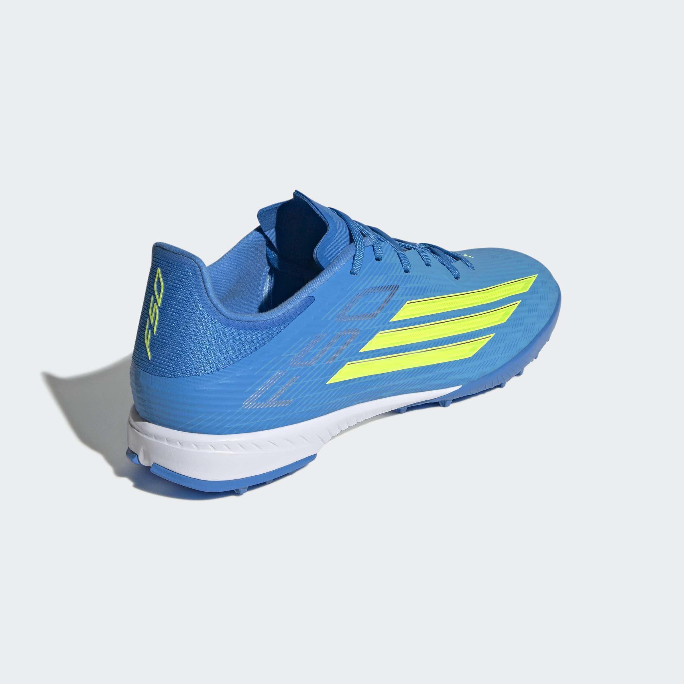 Unisex F50 League Turf Football Shoes, Blue, A701_ONE, large image number 3