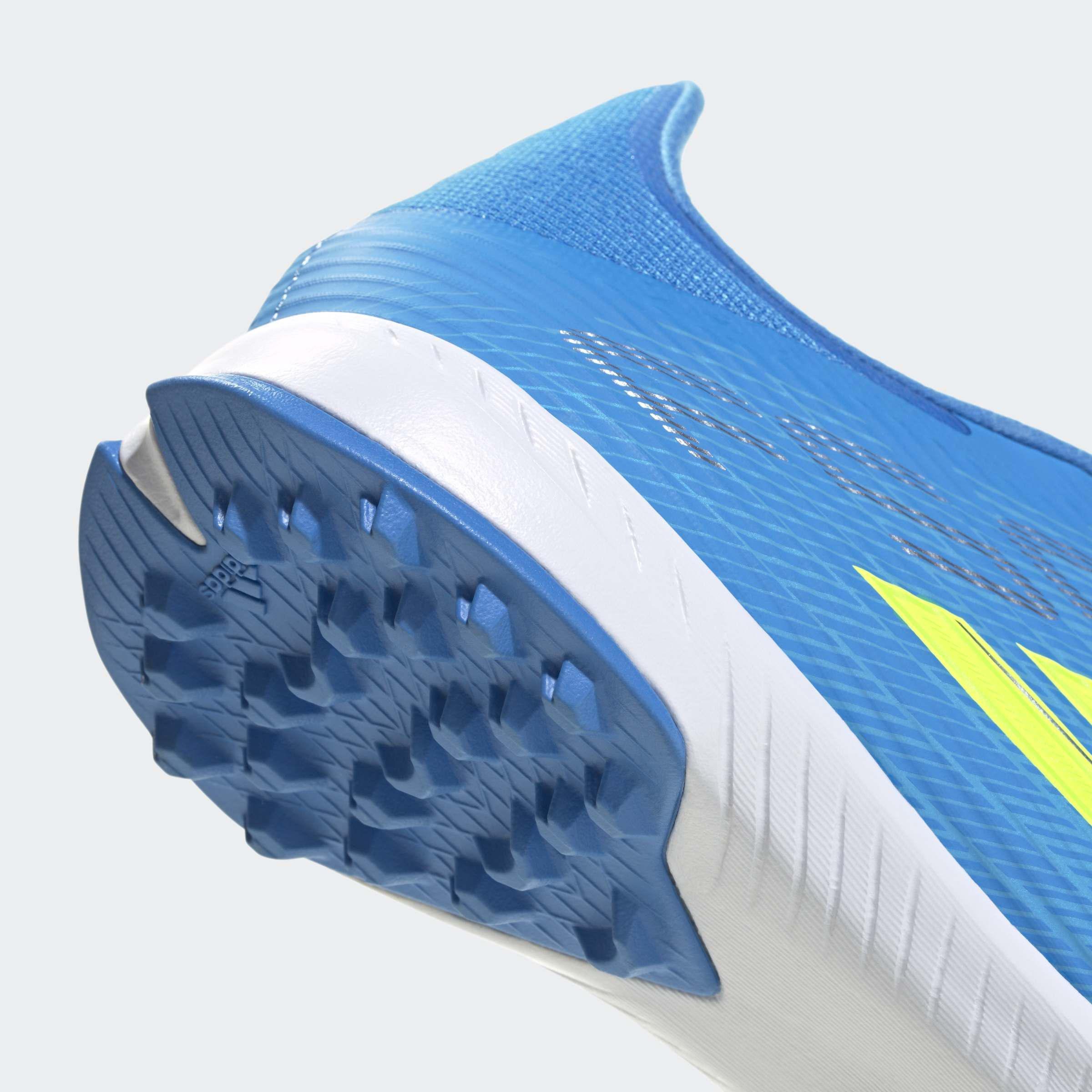 Unisex F50 League Turf Football Shoes, Blue, A701_ONE, large image number 4