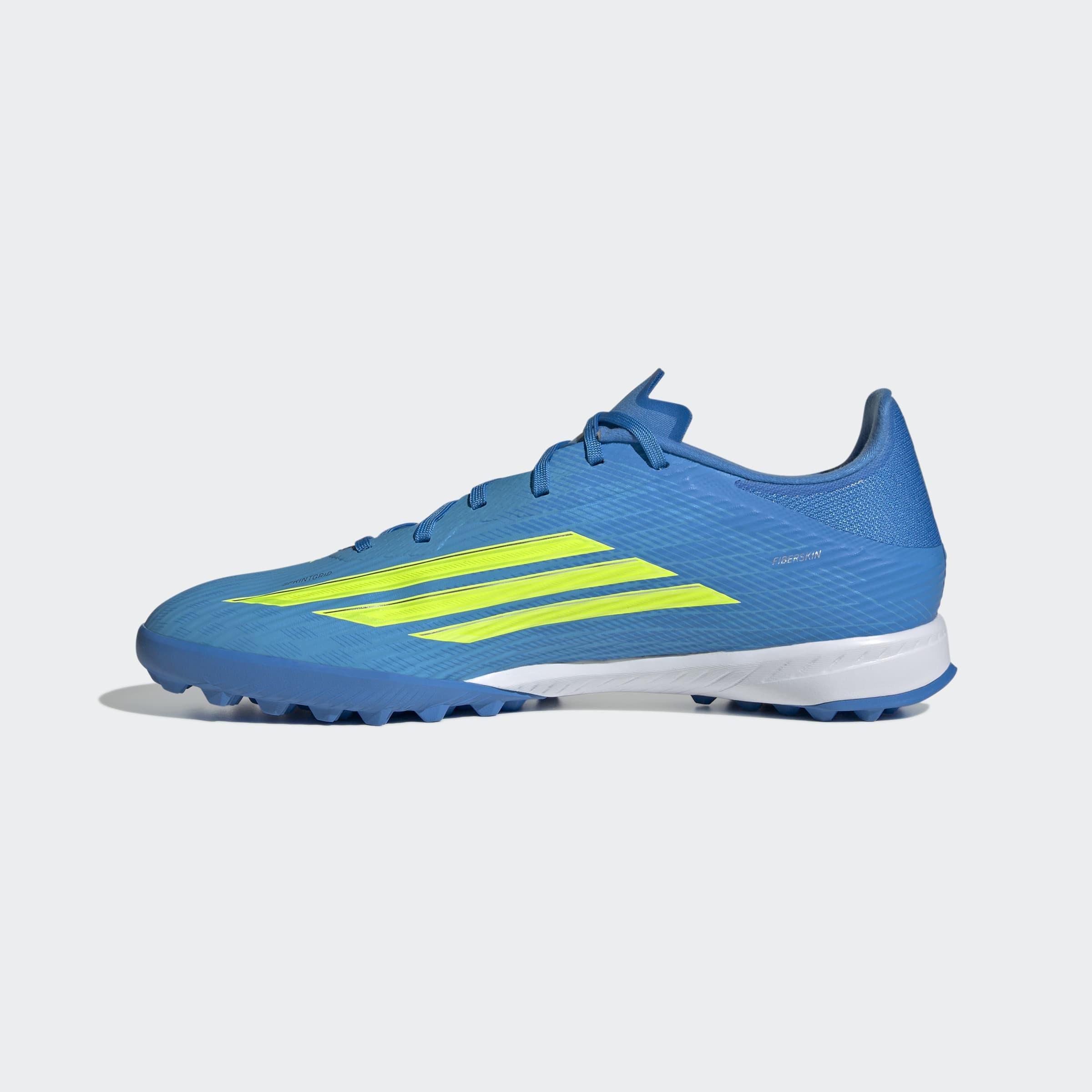 Unisex F50 League Turf Football Shoes, Blue, A701_ONE, large image number 7