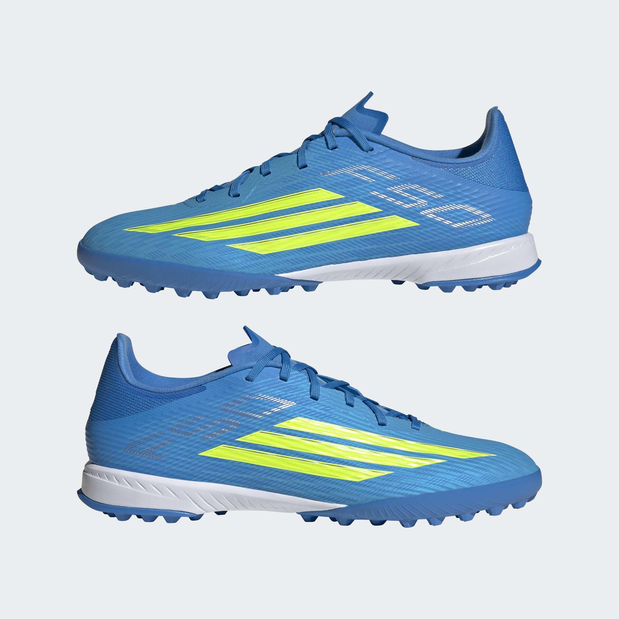 Unisex F50 League Turf Football Shoes, Blue, A701_ONE, large image number 8