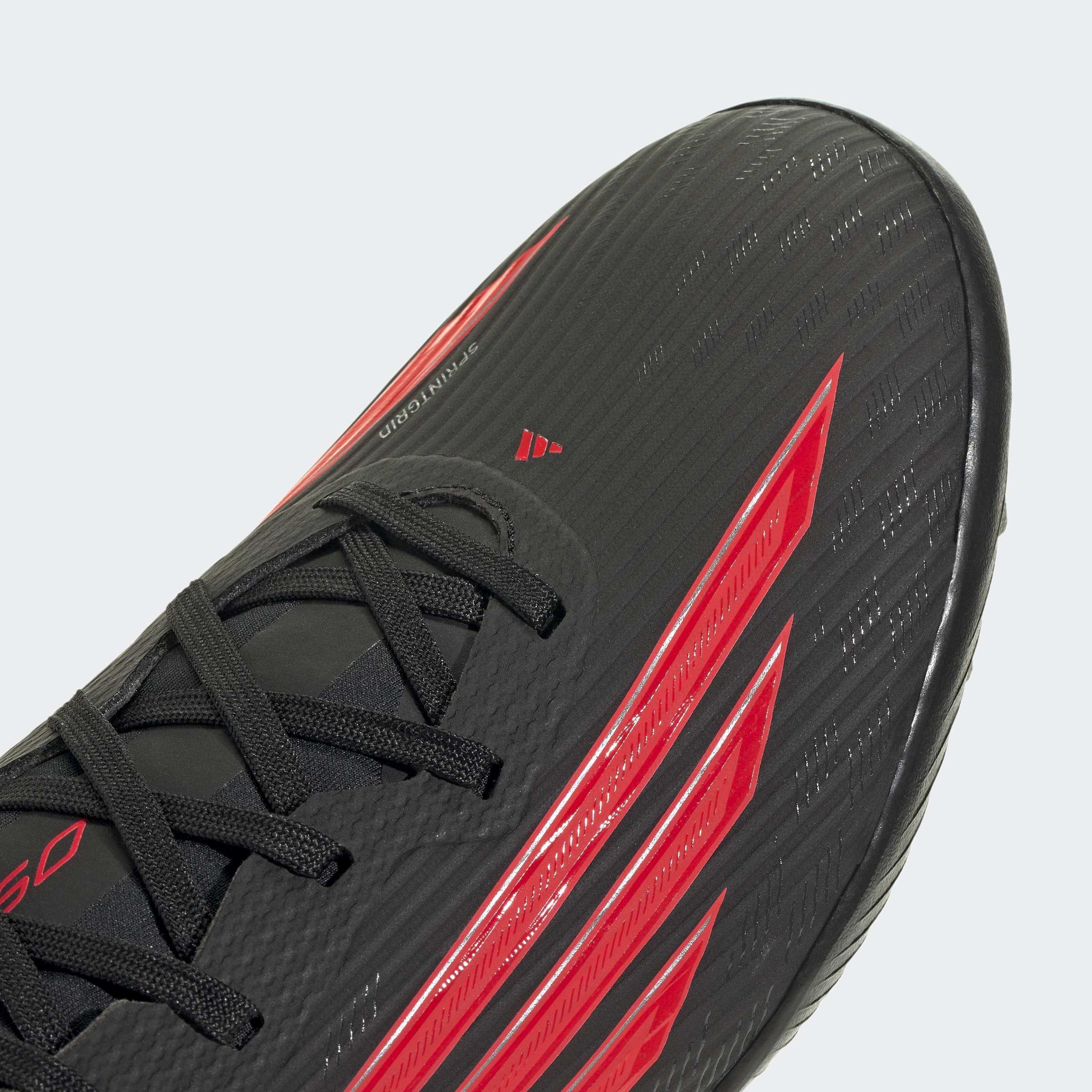 Unisex F50 League Turf Football Shoes, Black, A701_ONE, large image number 5