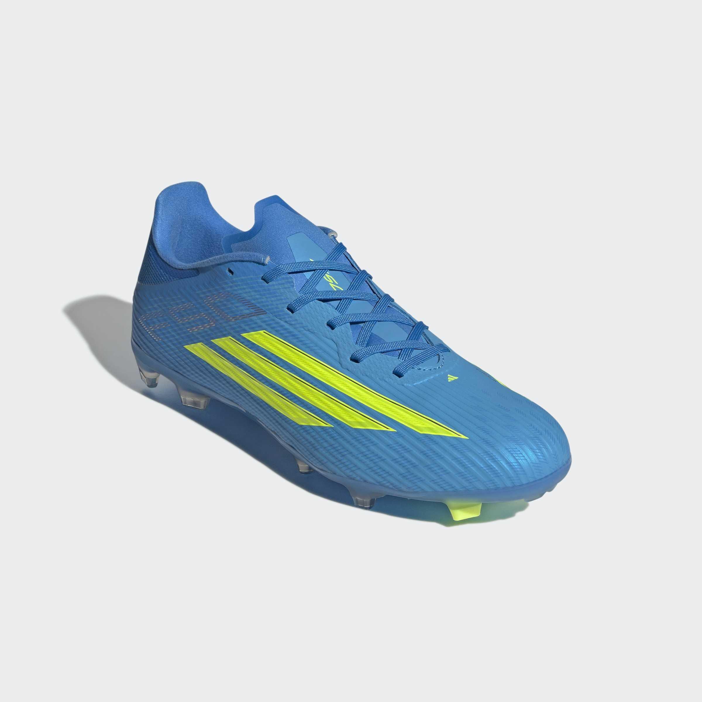 Unisex F50 League Firm Ground / Multi Ground Football Boots, Blue, A701_ONE, large image number 2