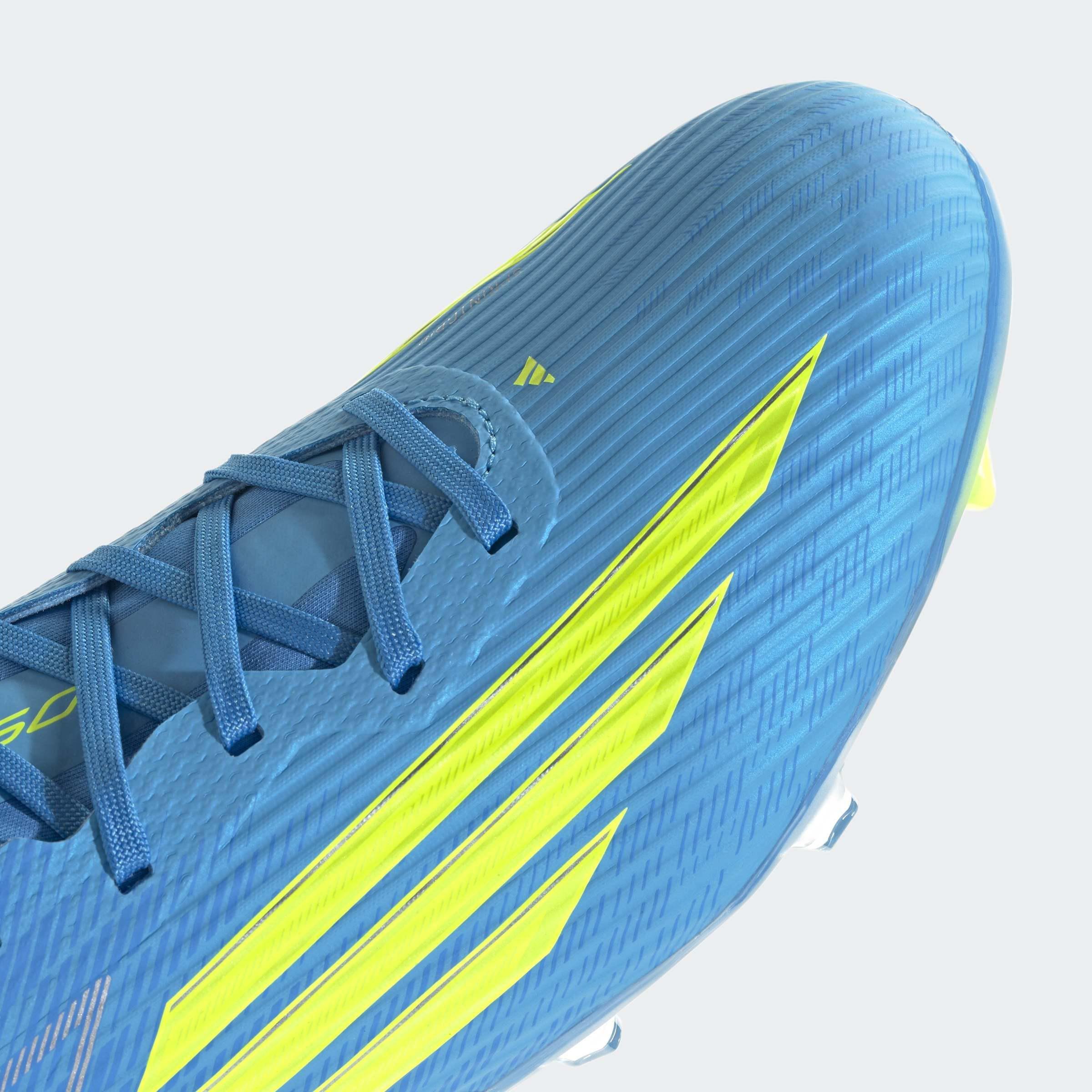 Unisex F50 League Firm Ground / Multi Ground Football Boots, Blue, A701_ONE, large image number 4