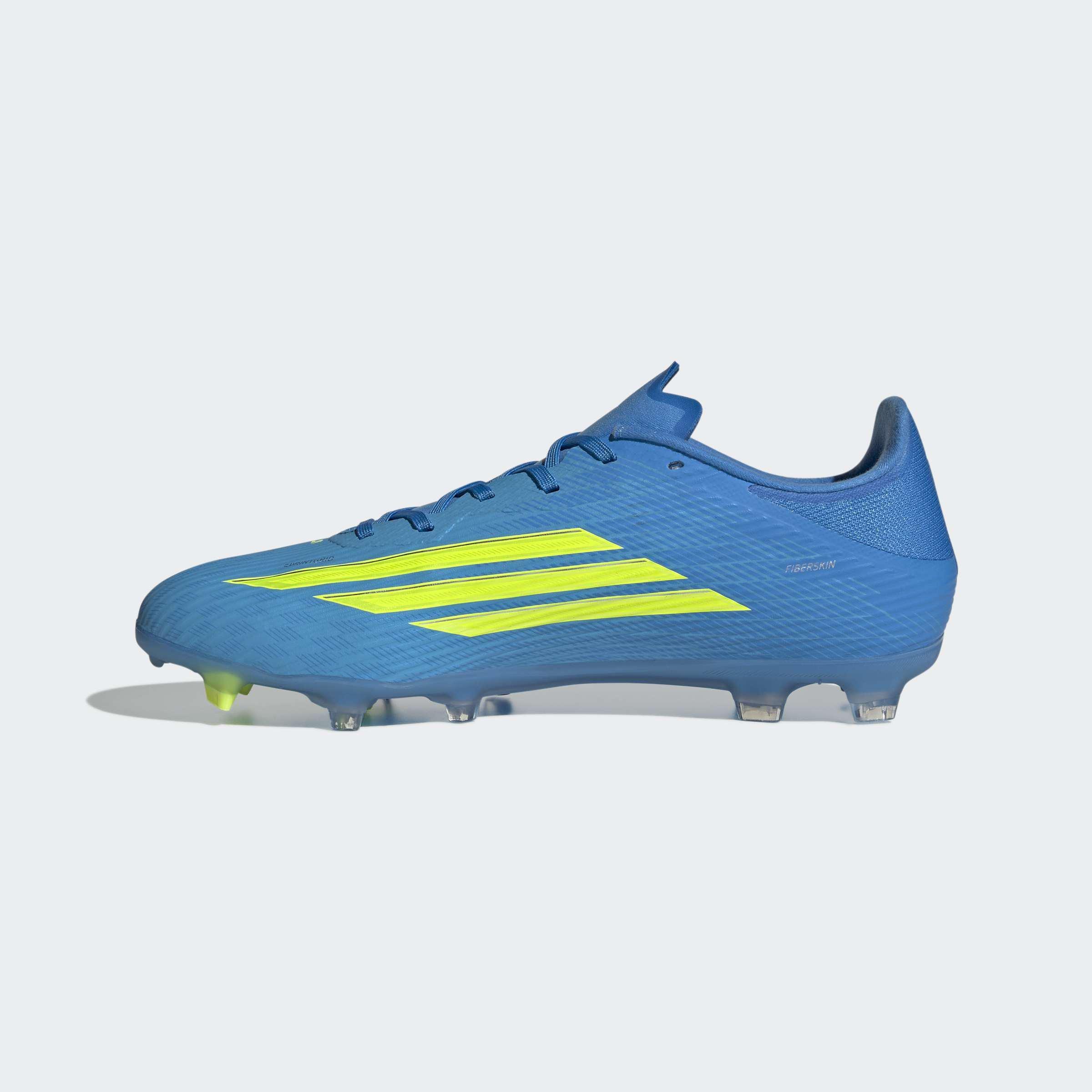 Unisex F50 League Firm Ground / Multi Ground Football Boots, Blue, A701_ONE, large image number 8