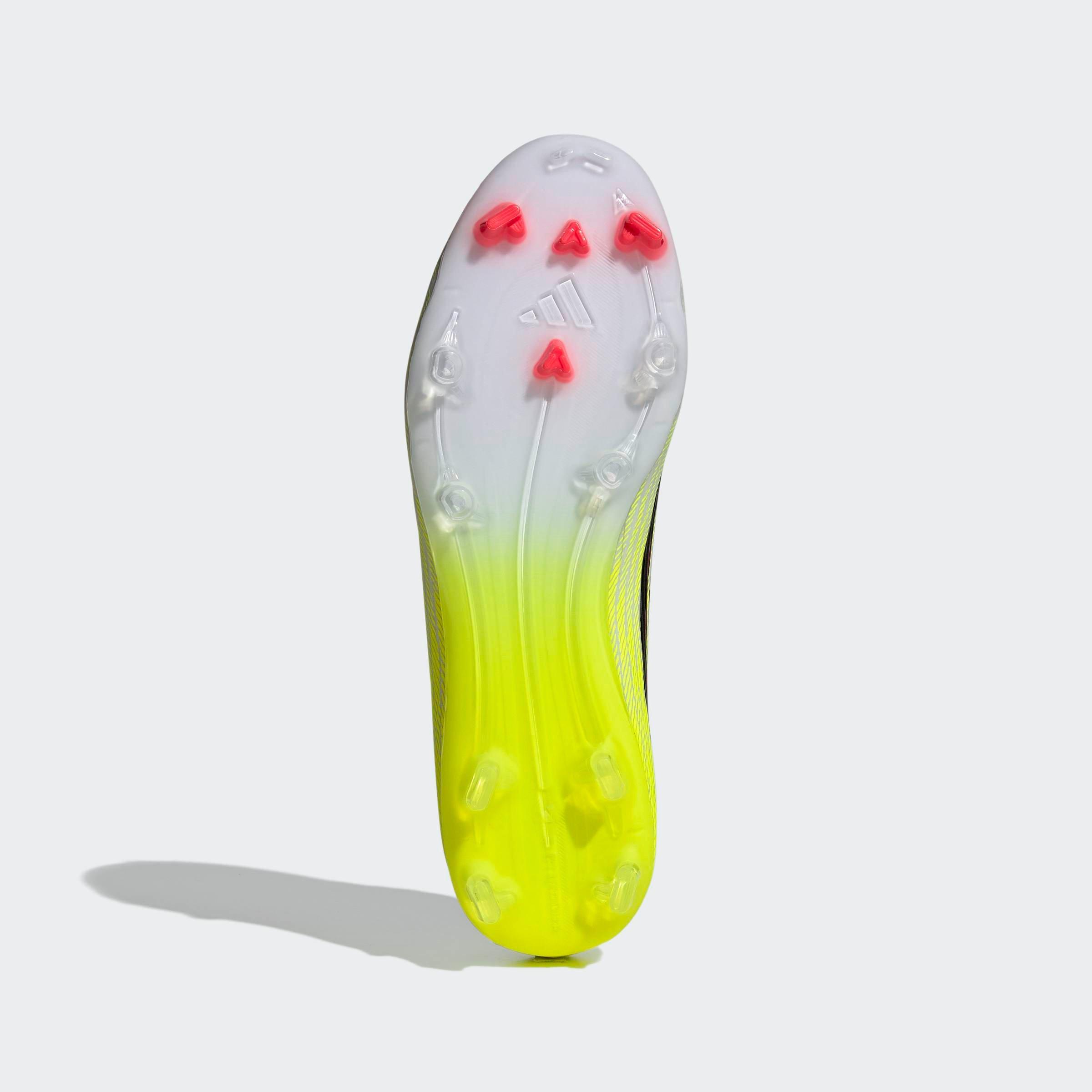 Unisex F50 LEAGUE Firm Ground / Multi Ground Football Boots, Yellow, A701_ONE, large image number 2