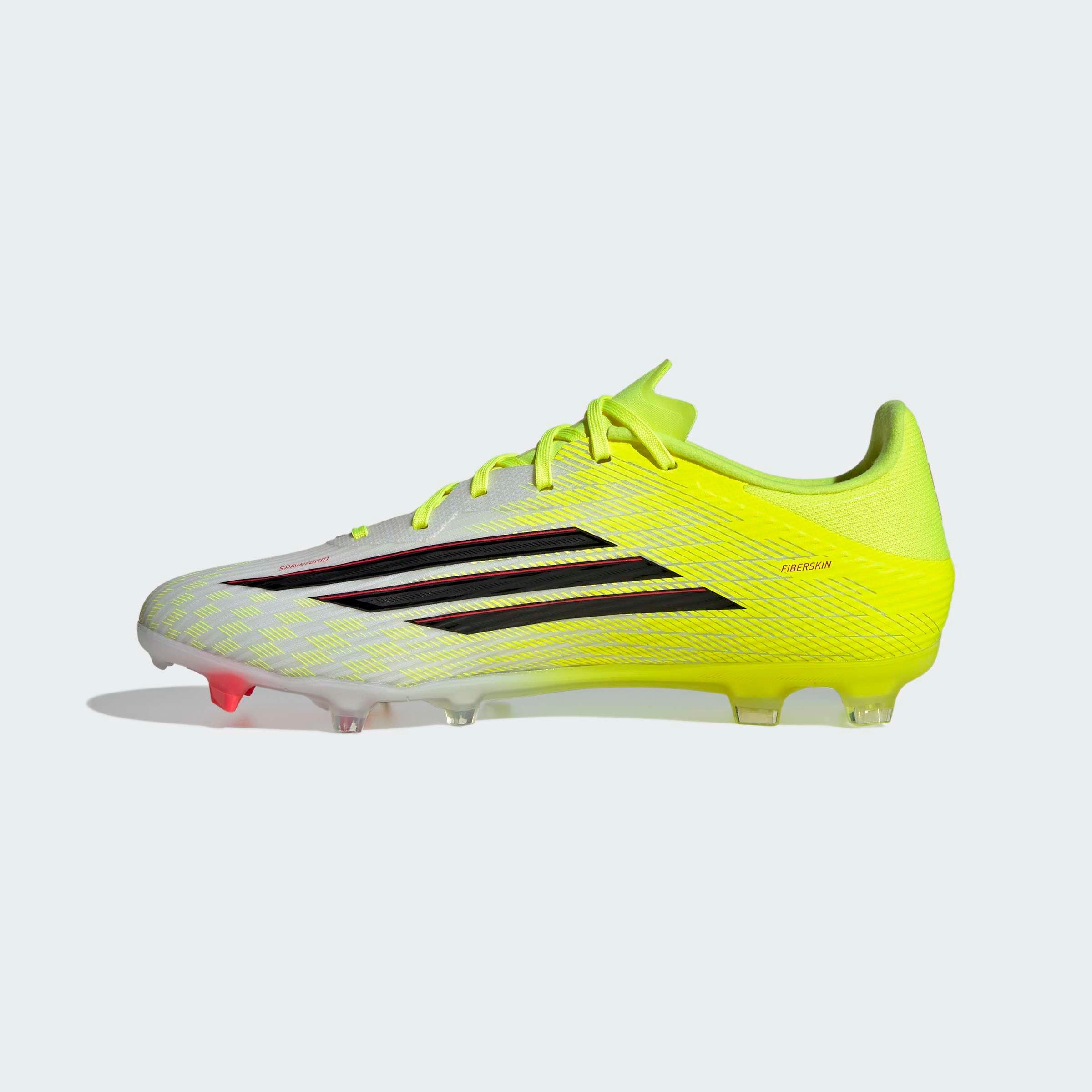 Unisex F50 LEAGUE Firm Ground / Multi Ground Football Boots, Yellow, A701_ONE, large image number 3