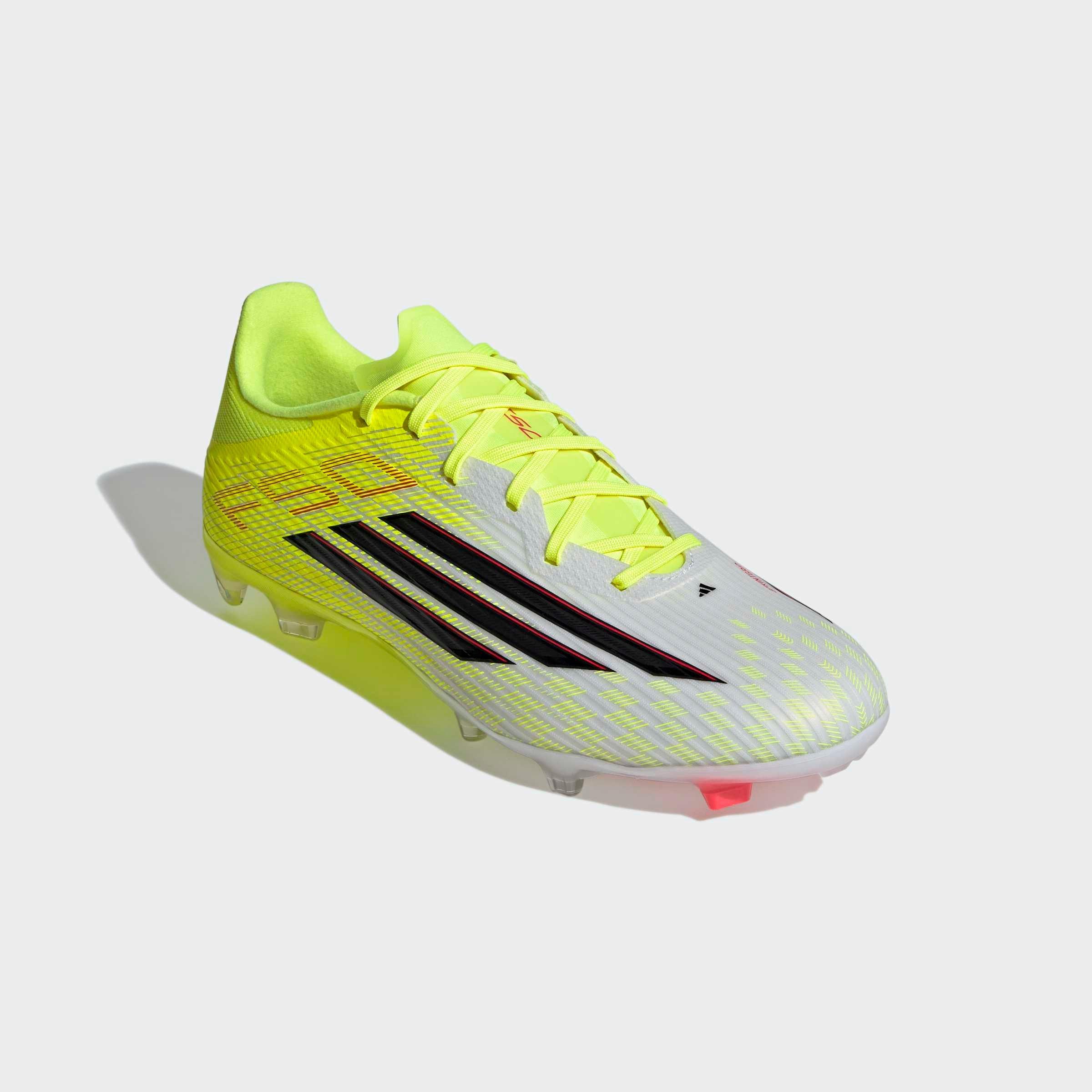 Unisex F50 LEAGUE Firm Ground / Multi Ground Football Boots, Yellow, A701_ONE, large image number 4