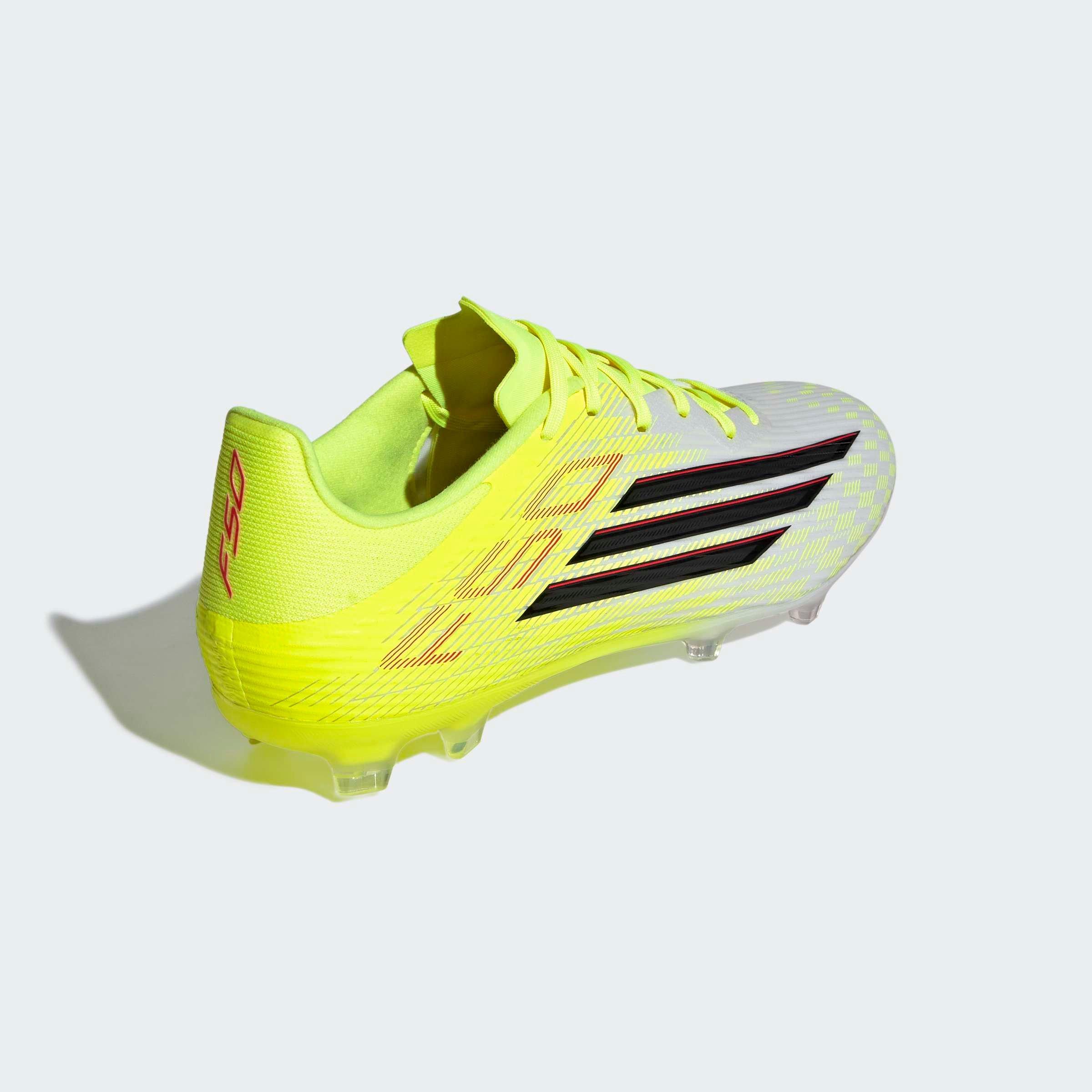 Unisex F50 LEAGUE Firm Ground / Multi Ground Football Boots, Yellow, A701_ONE, large image number 5