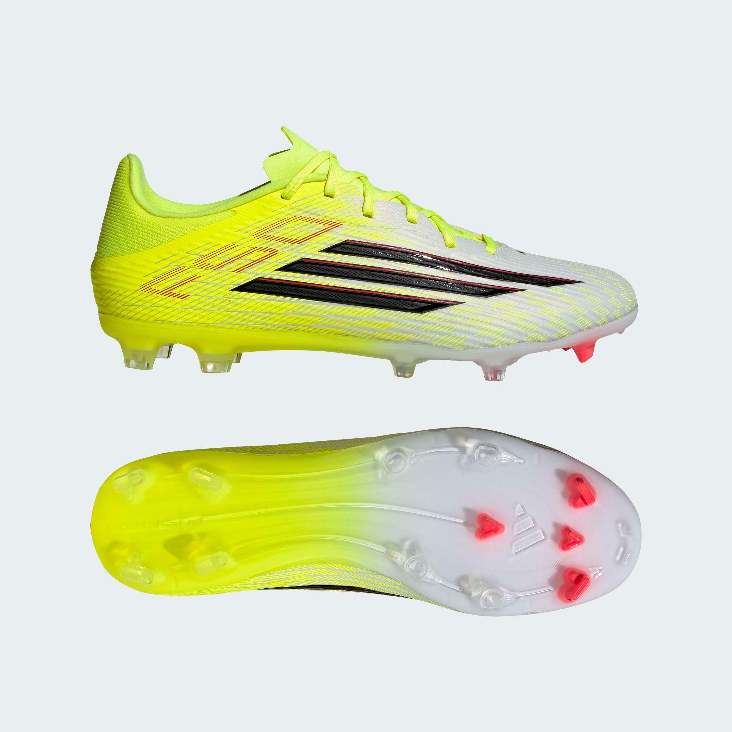Unisex F50 LEAGUE Firm Ground / Multi Ground Football Boots, Yellow, A701_ONE, large image number 9
