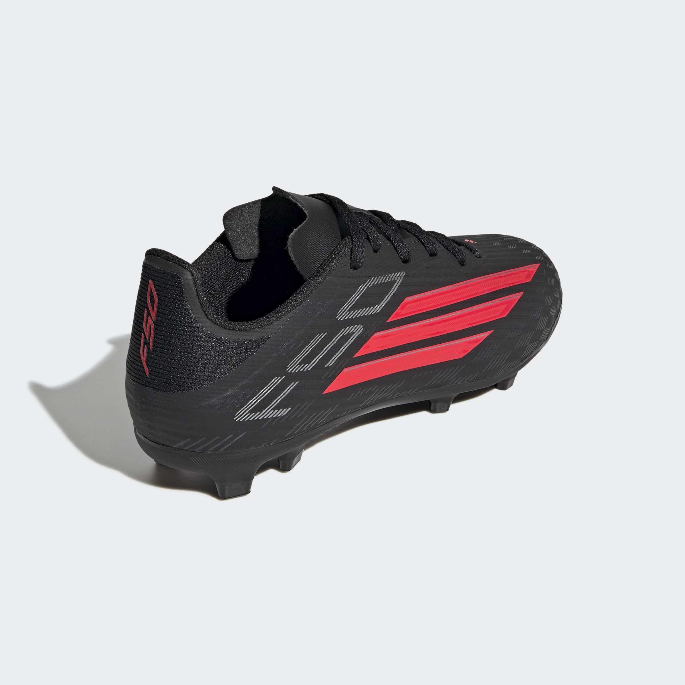 Kids Unisex F50 LEAGUE Firm Ground / Multi Ground Football Boots, Black, A701_ONE, large image number 3