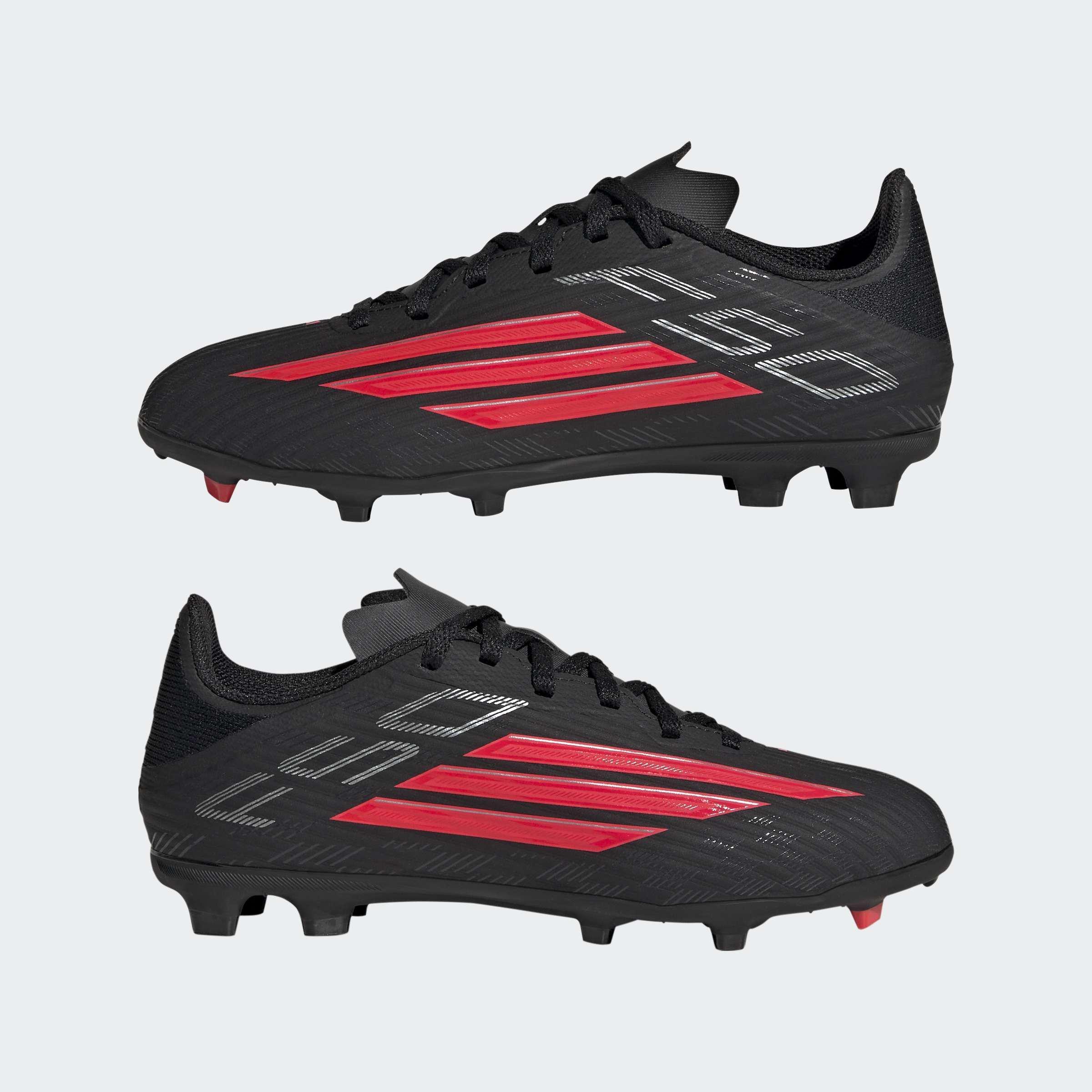 Kids Unisex F50 LEAGUE Firm Ground / Multi Ground Football Boots, Black, A701_ONE, large image number 7