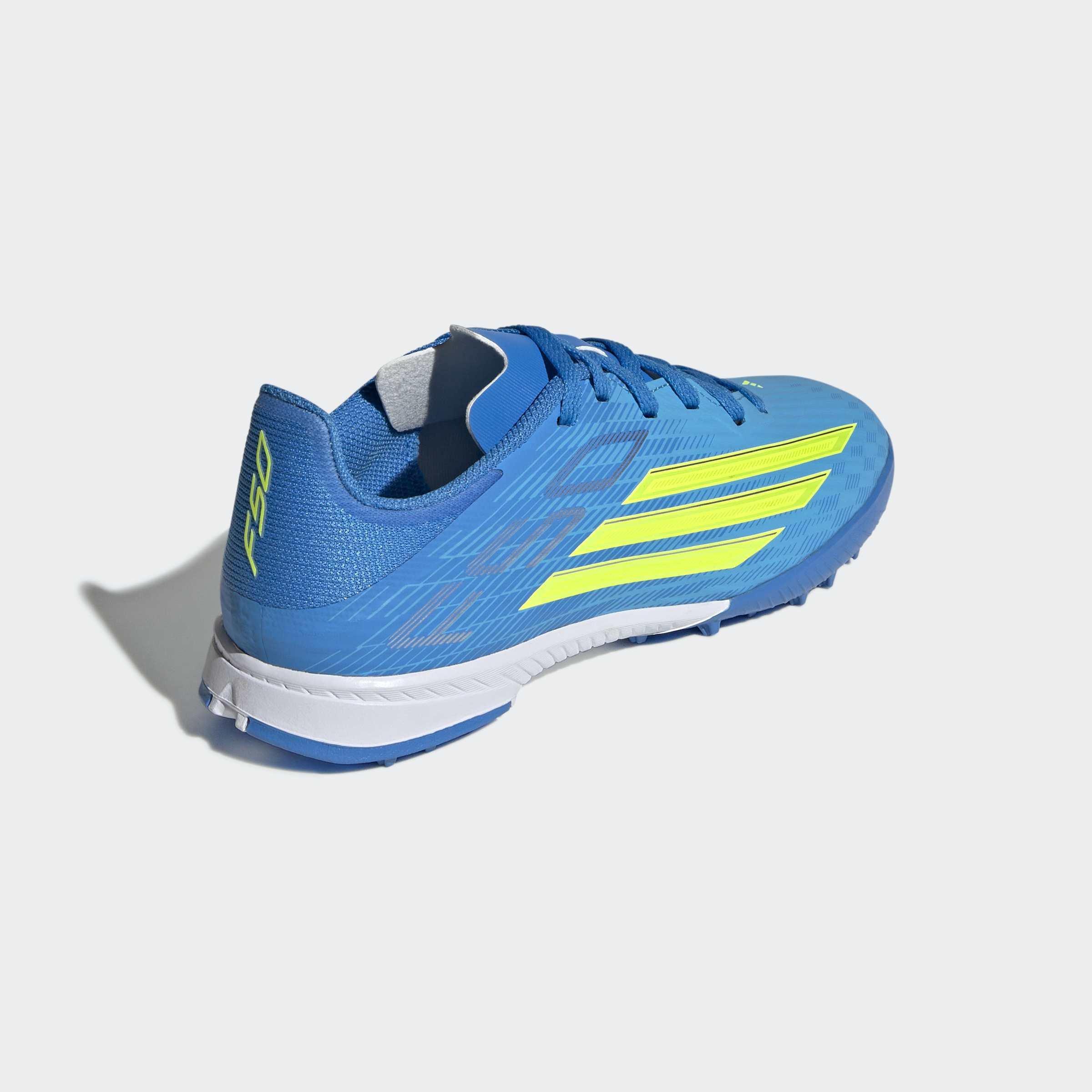 Kids Unisex F50 League Turf Football Shoes, Blue, A701_ONE, large image number 3