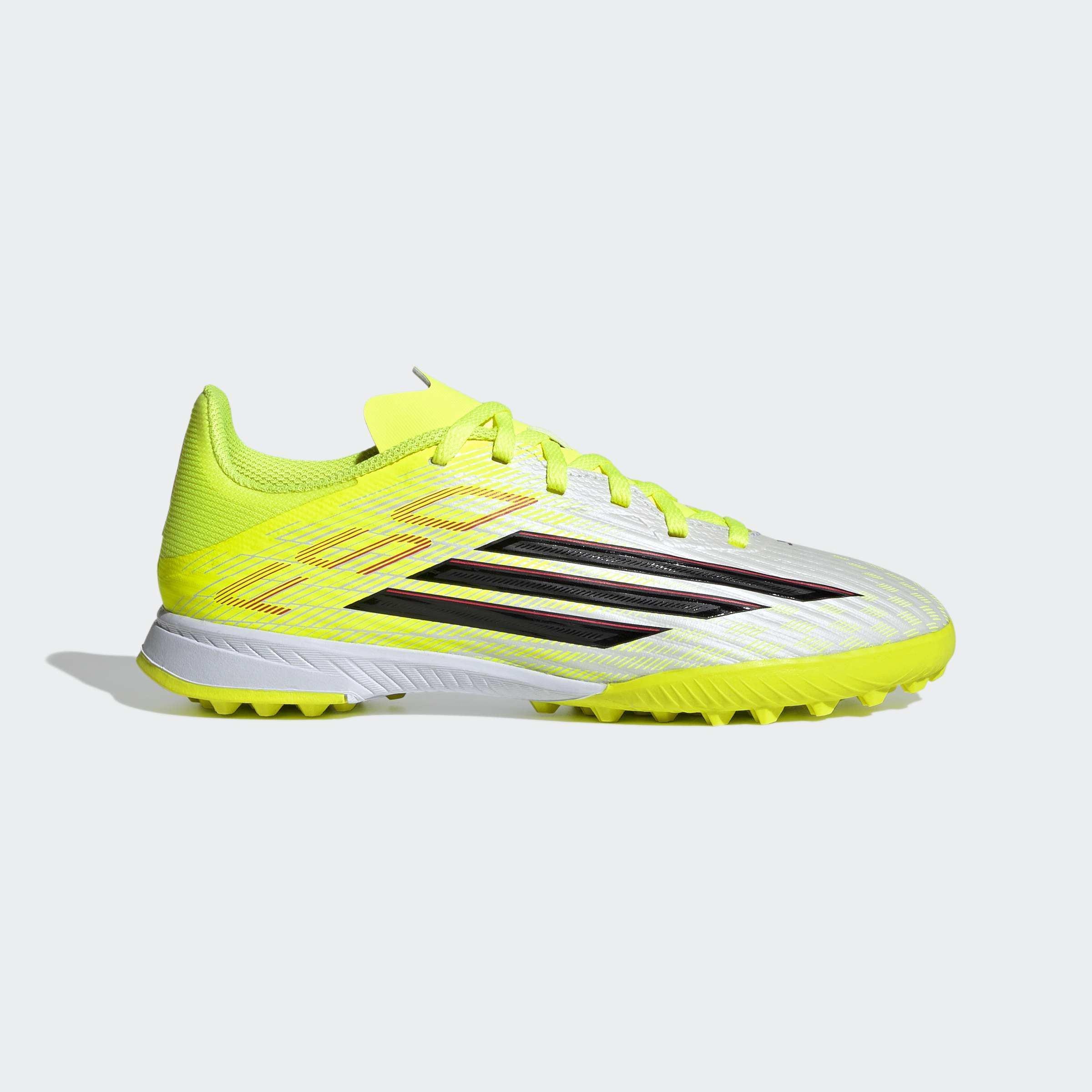 Kids Unisex F50 LEAGUE Turf Football Shoes, Yellow