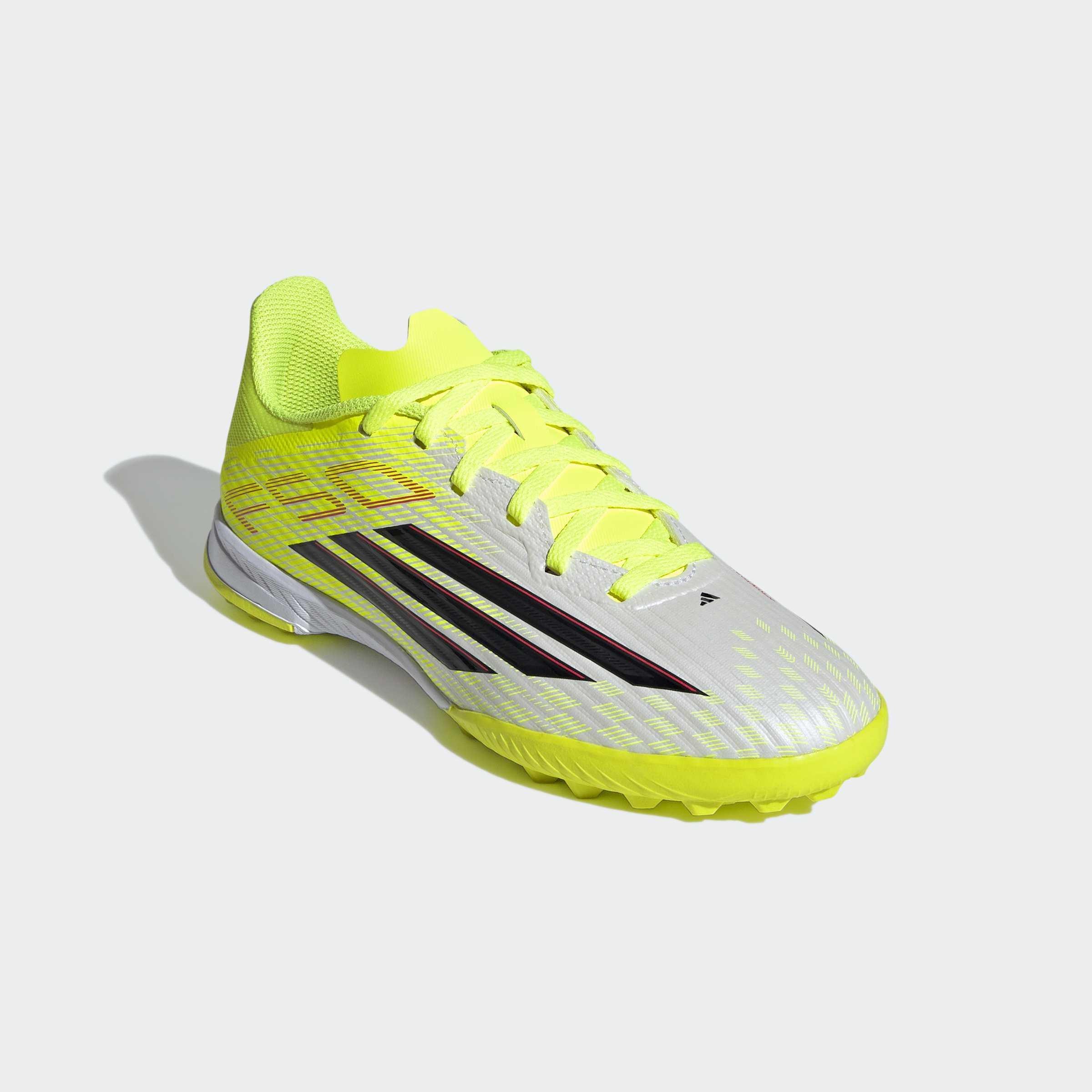 Kids Unisex F50 LEAGUE Turf Football Shoes, Yellow, , large image number 2