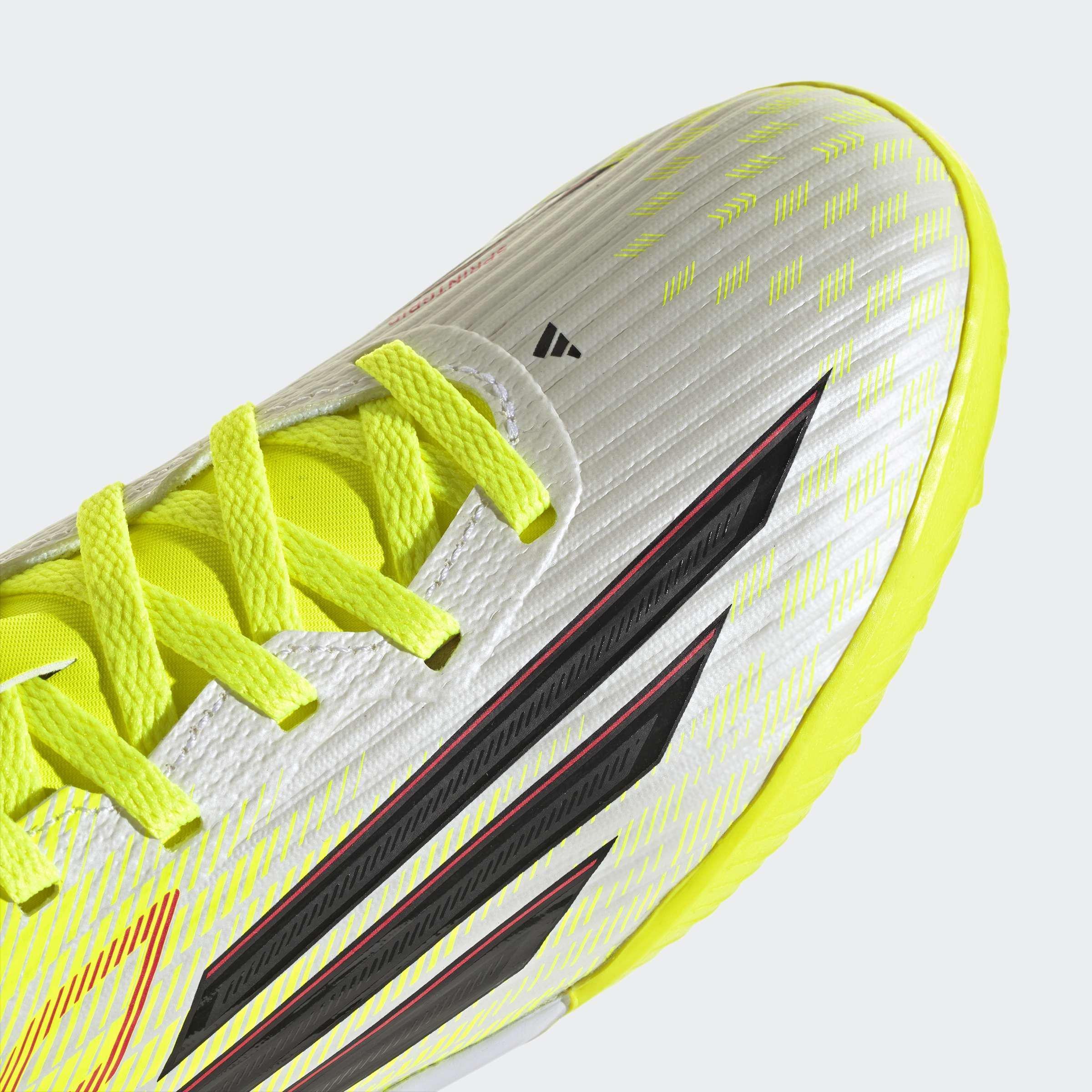 Kids Unisex F50 LEAGUE Turf Football Shoes, Yellow, , large image number 4