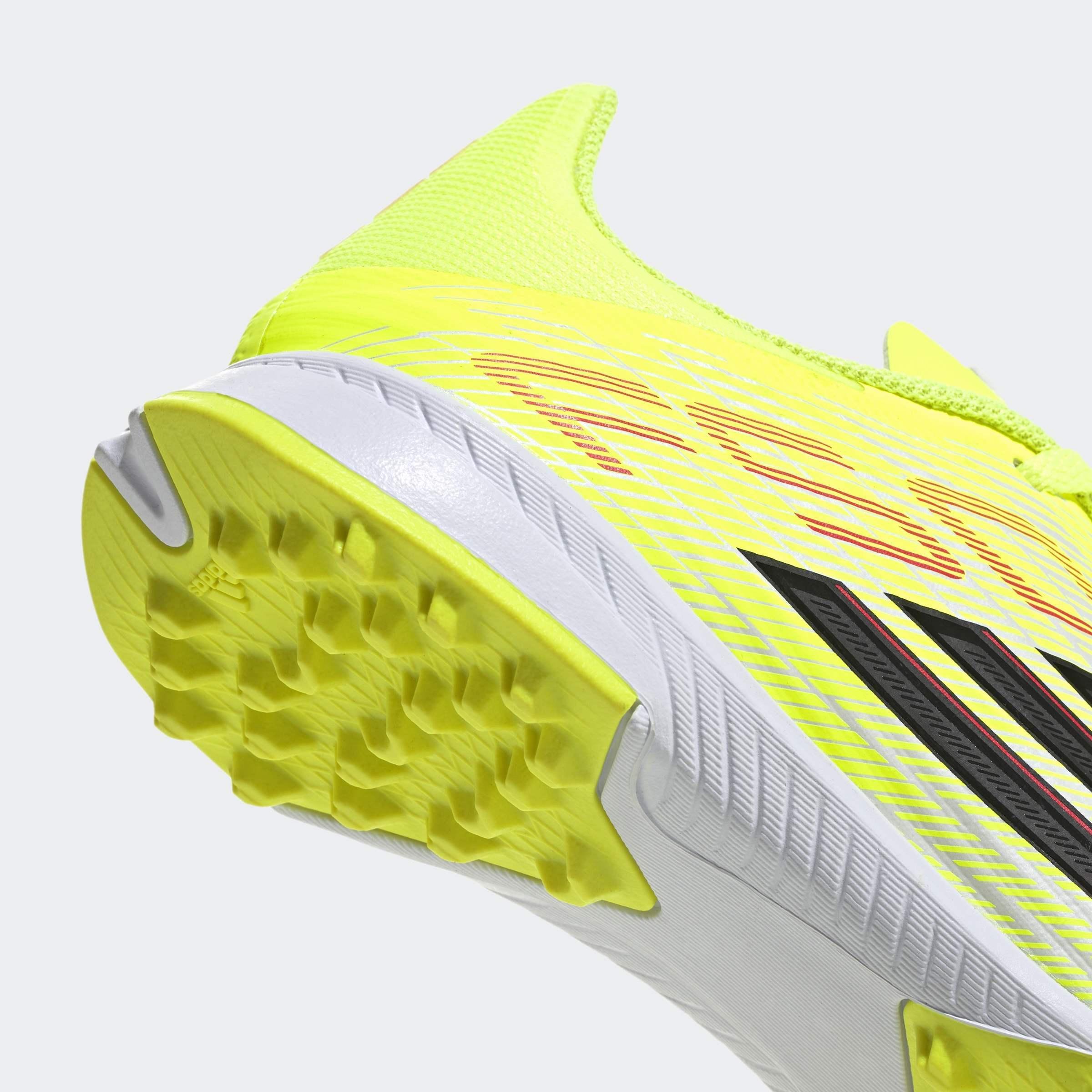 Kids Unisex F50 LEAGUE Turf Football Shoes, Yellow, , large image number 5