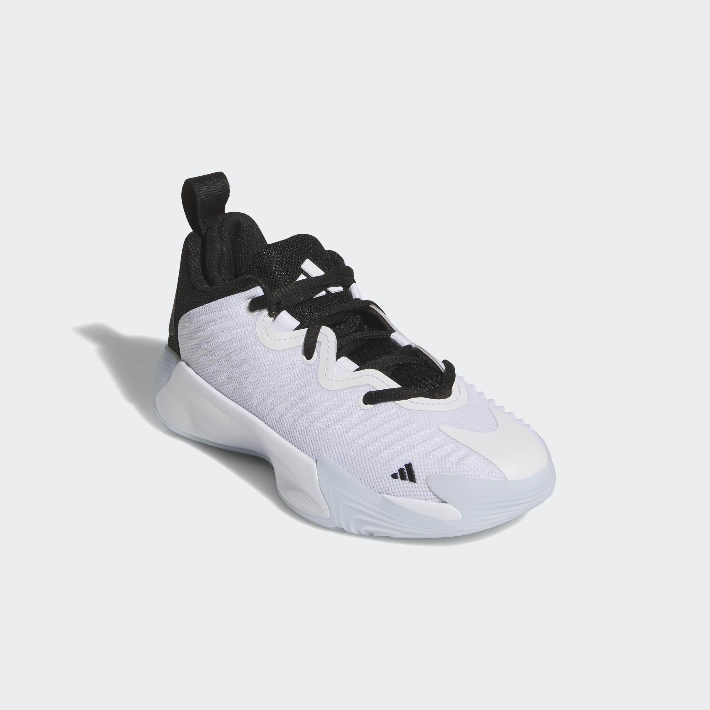 Kids Unisex adidas Initiation J Shoes, White, A701_ONE, large image number 2