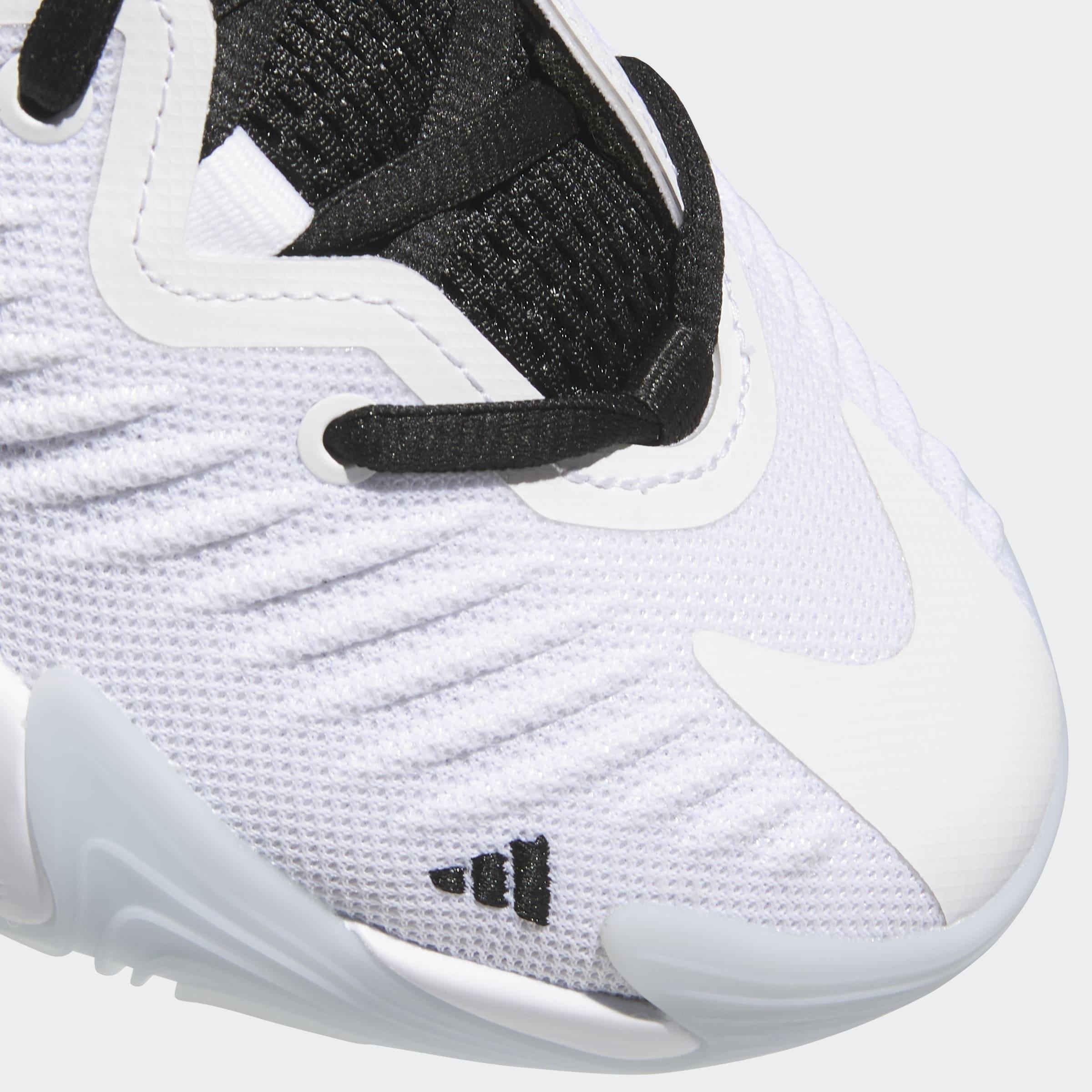 Kids Unisex adidas Initiation J Shoes, White, A701_ONE, large image number 5