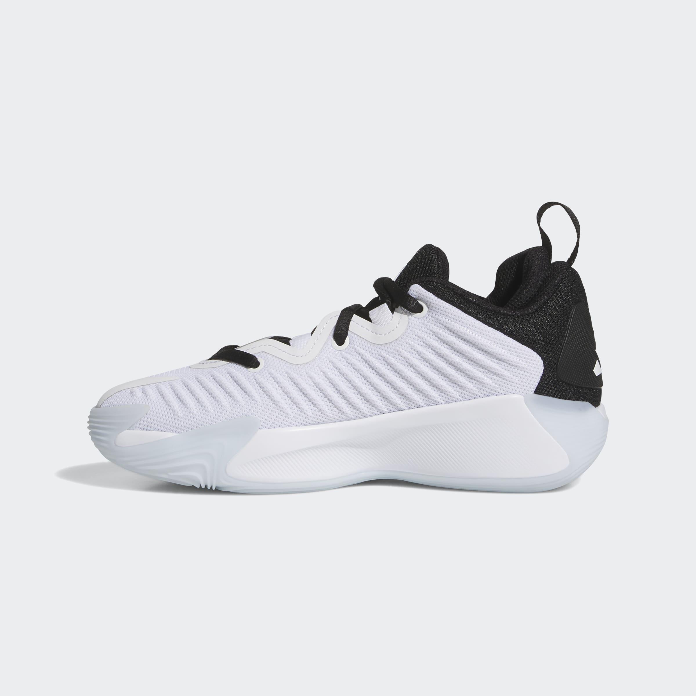 Kids Unisex adidas Initiation J Shoes, White, A701_ONE, large image number 8