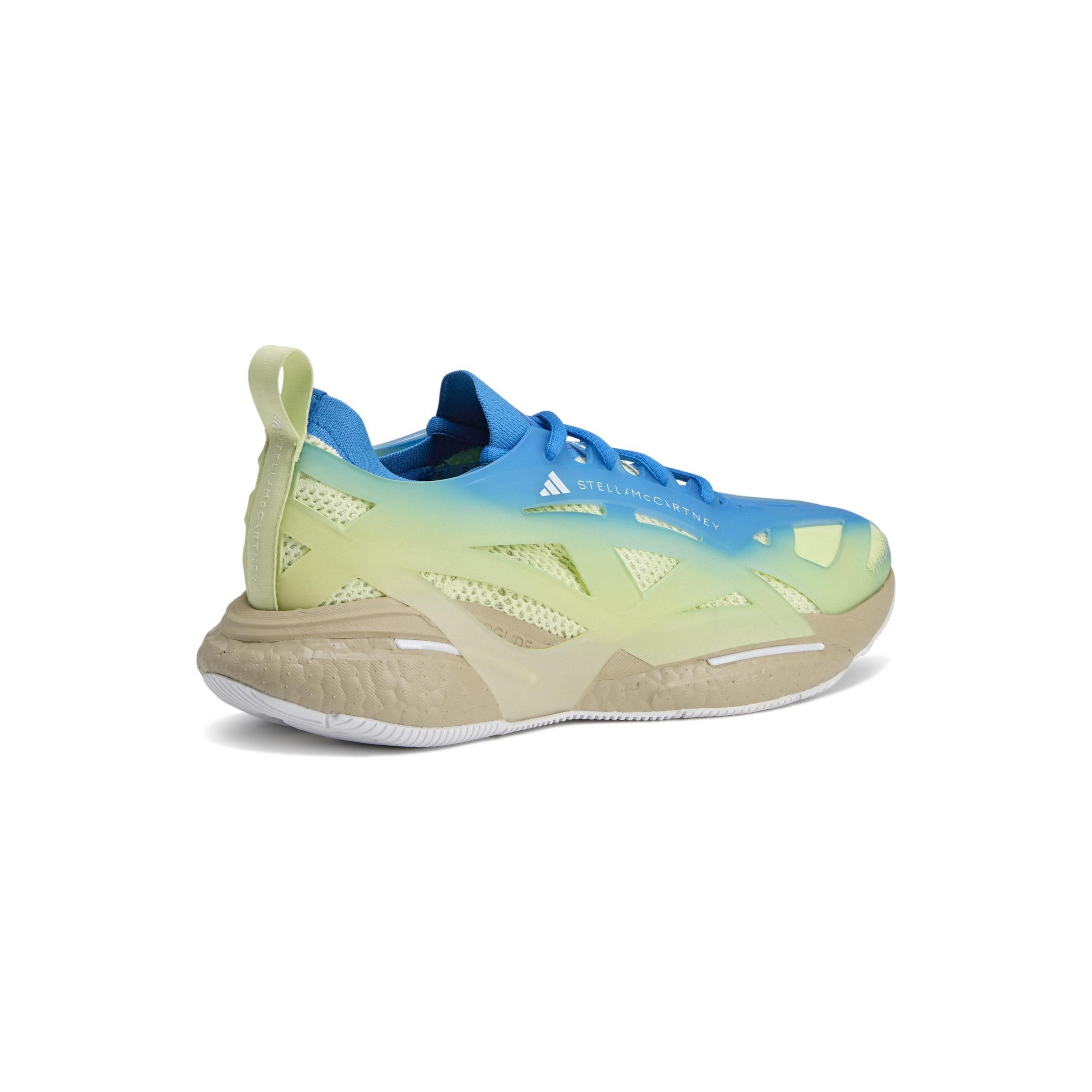 adidas by Stella McCartney Solarglide Allover Print Shoes, Blue, A701_ONE, large image number 4