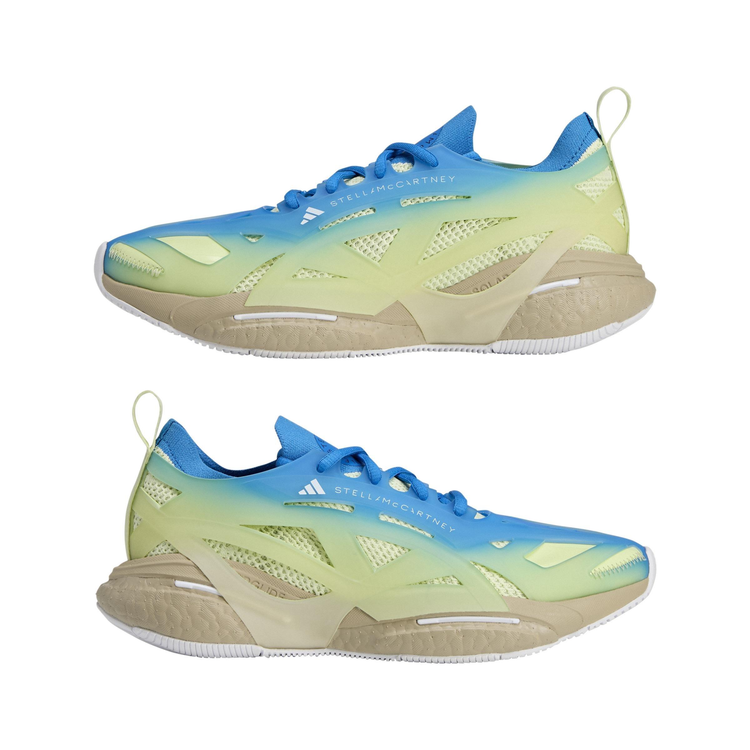 adidas by Stella McCartney Solarglide Allover Print Shoes, Blue, , large image number 10