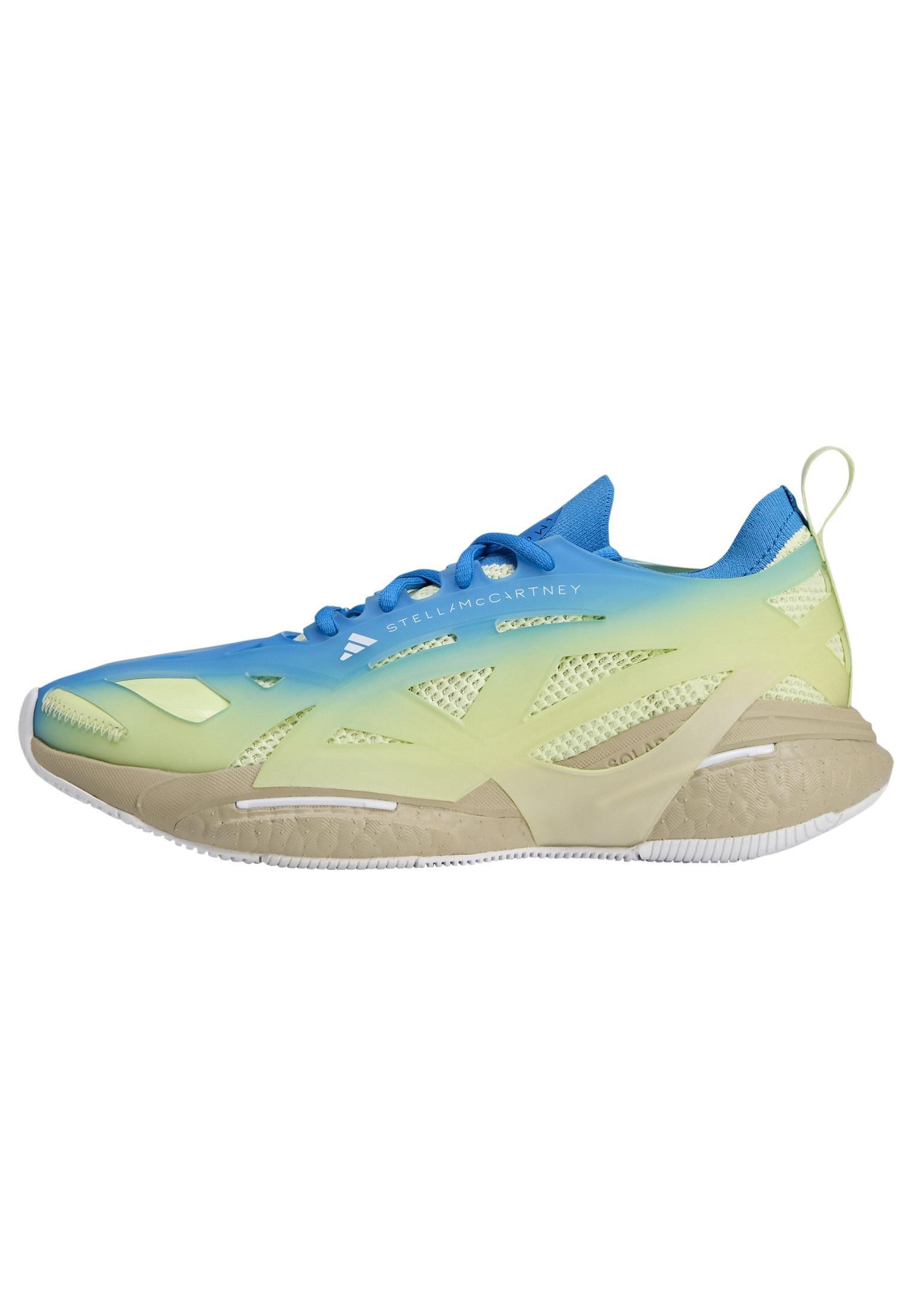 adidas by Stella McCartney Solarglide Allover Print Shoes, Blue, A701_ONE, large image number 12